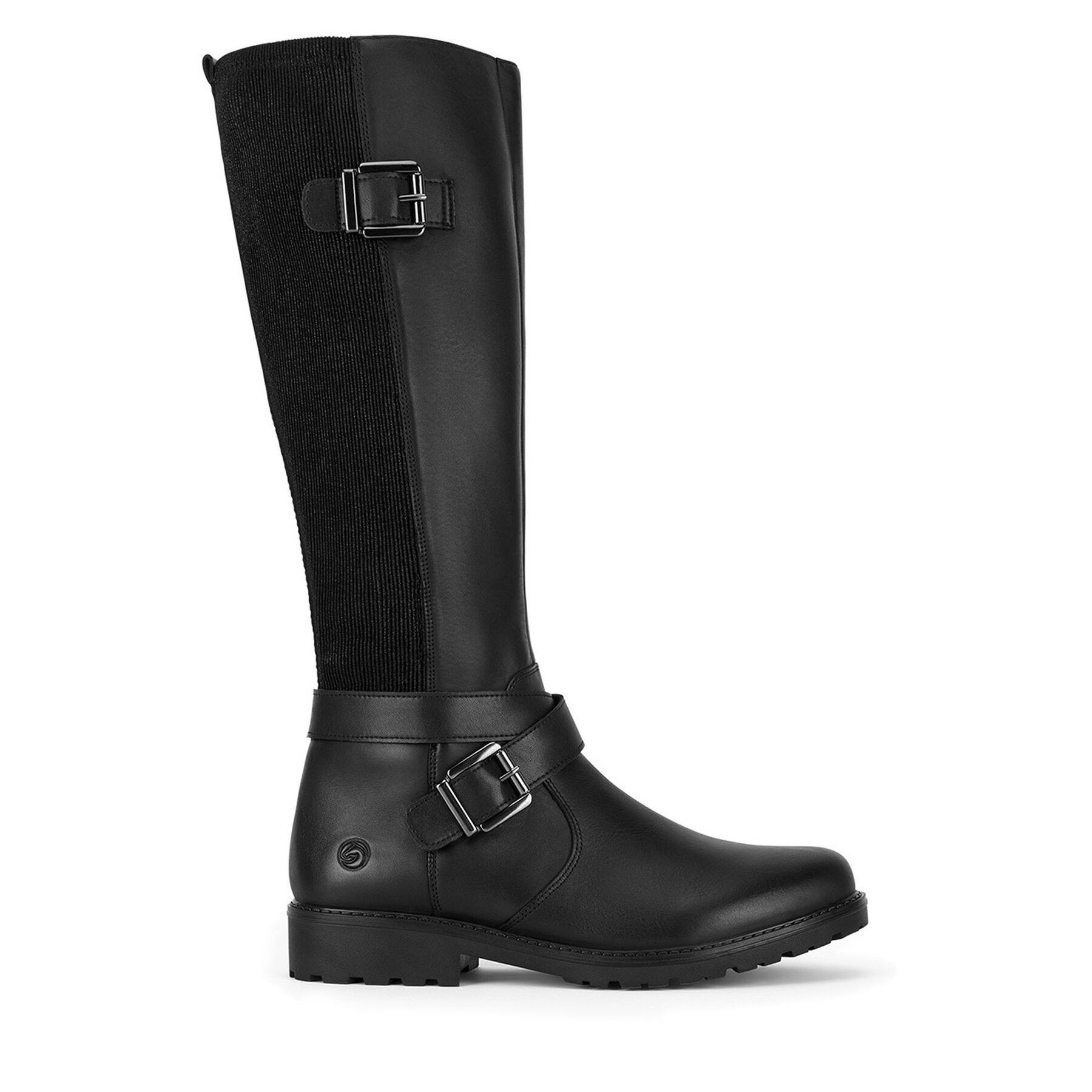 Kozačky ve vojenském stylu Remonte R6593-00 Černá