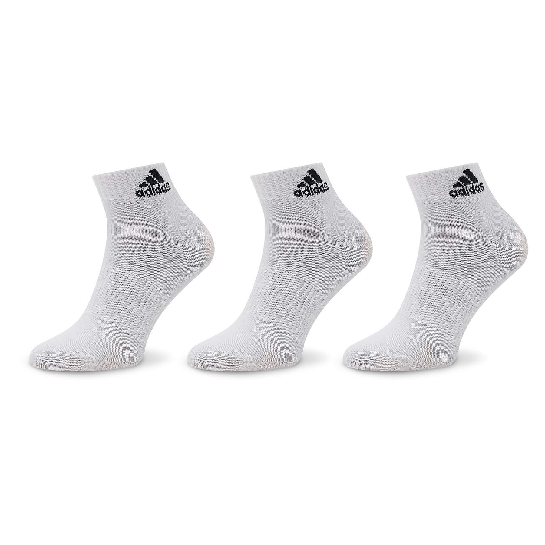 Moteriškų ilgų kojinių komplektas (3 poros) adidas T Spw Ank 3P HT3468 White/Black
