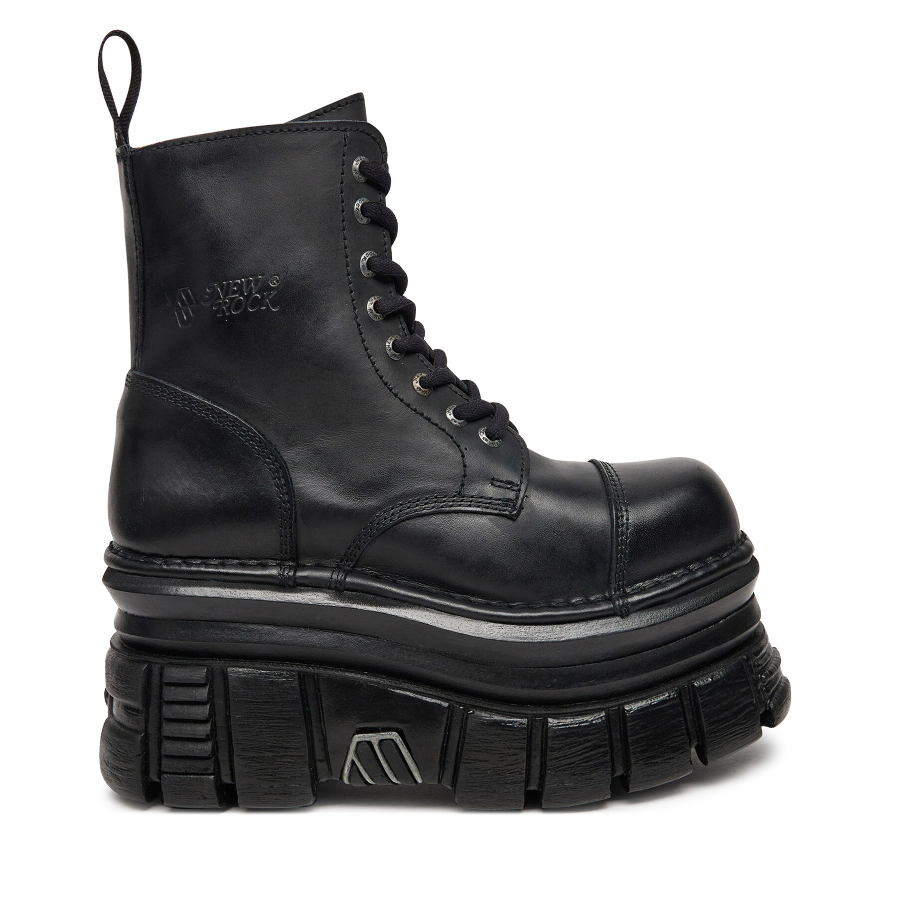 Chaussures Rangers NEW ROCK M-MILI083C-S60 Noir