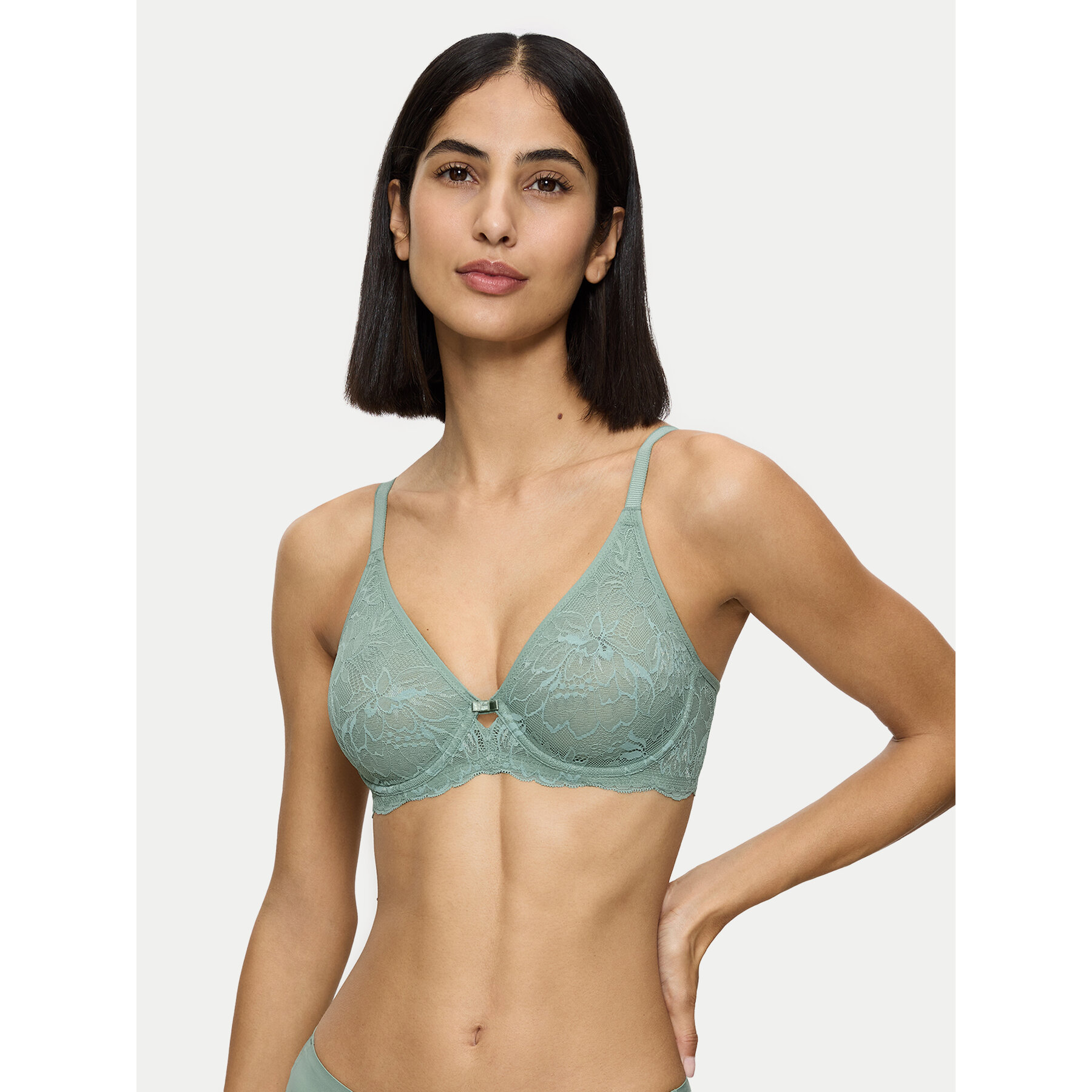 Triumph Reggiseno con ferretto Amourette Charm 10214458 Verde