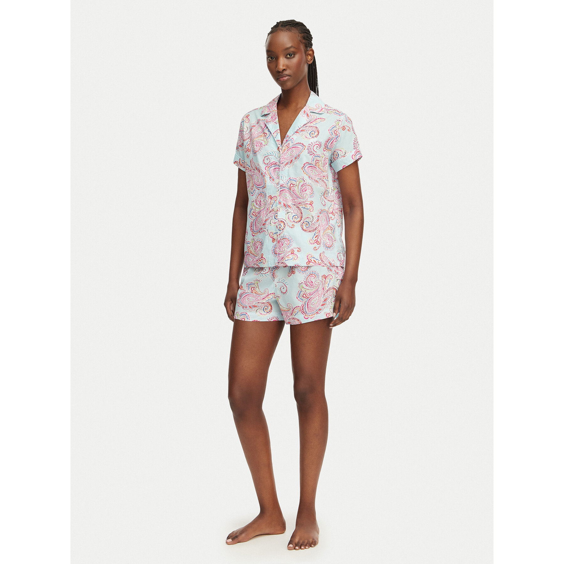 LAUREN RALPH LAUREN Pizsama LAUREN RALPH LAUREN-ILN12506 Világoskék Regular Fit