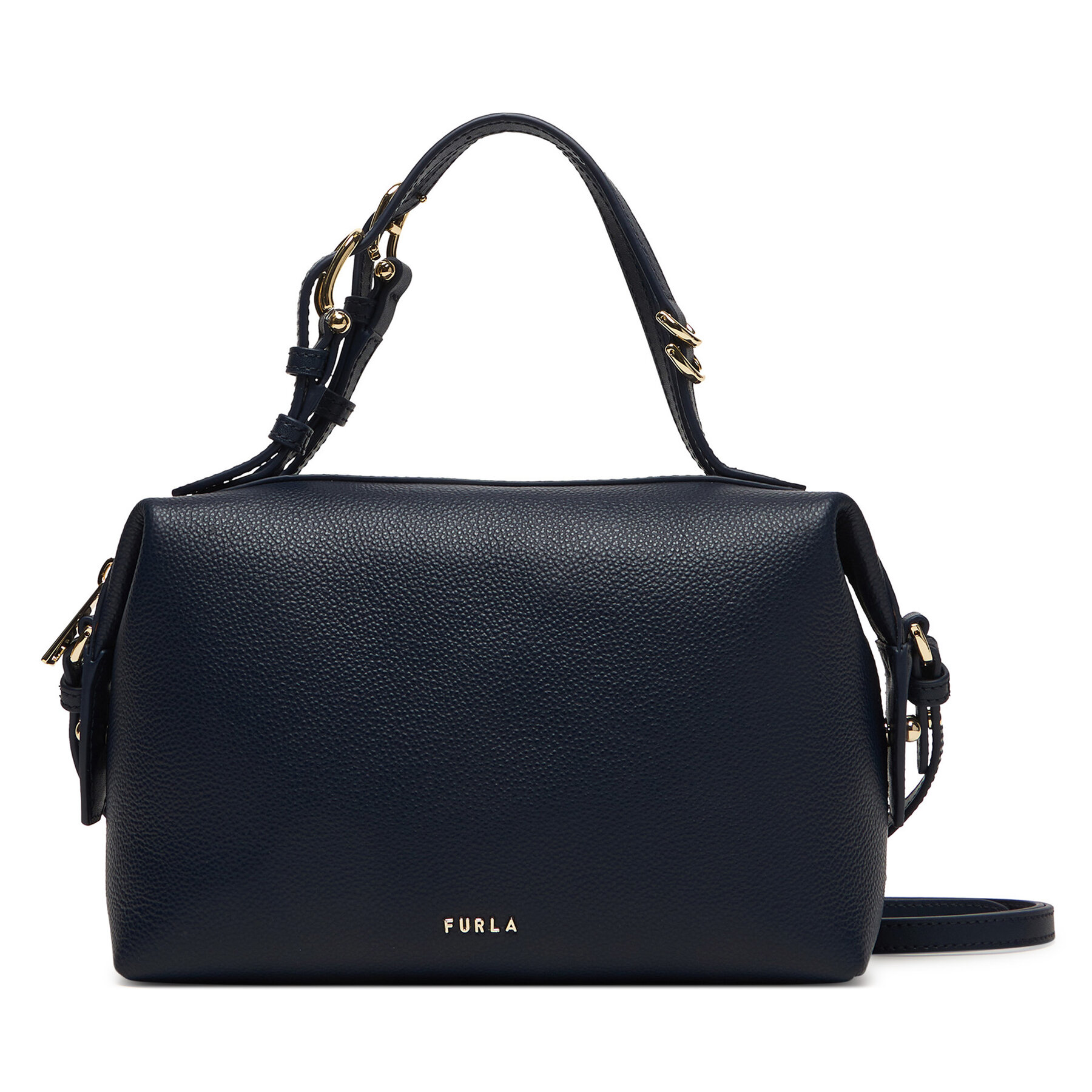 Geantă Furla Double Mini WE00870 BX3036 KH 4852S Bleumarin