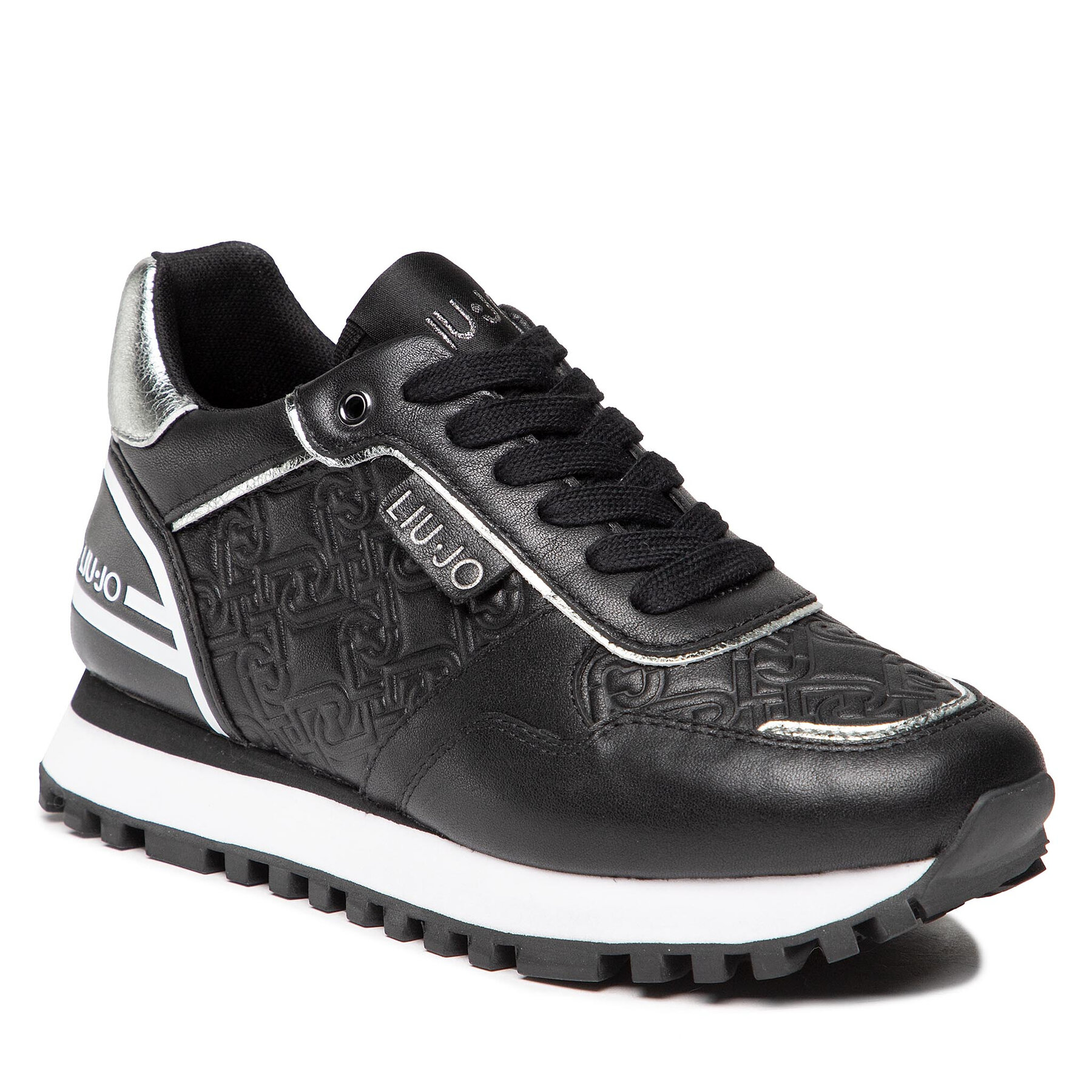 Sneakers Liu Jo Wonder 24 BF2065 P0102 Black 22222 epantofi.ro imagine noua