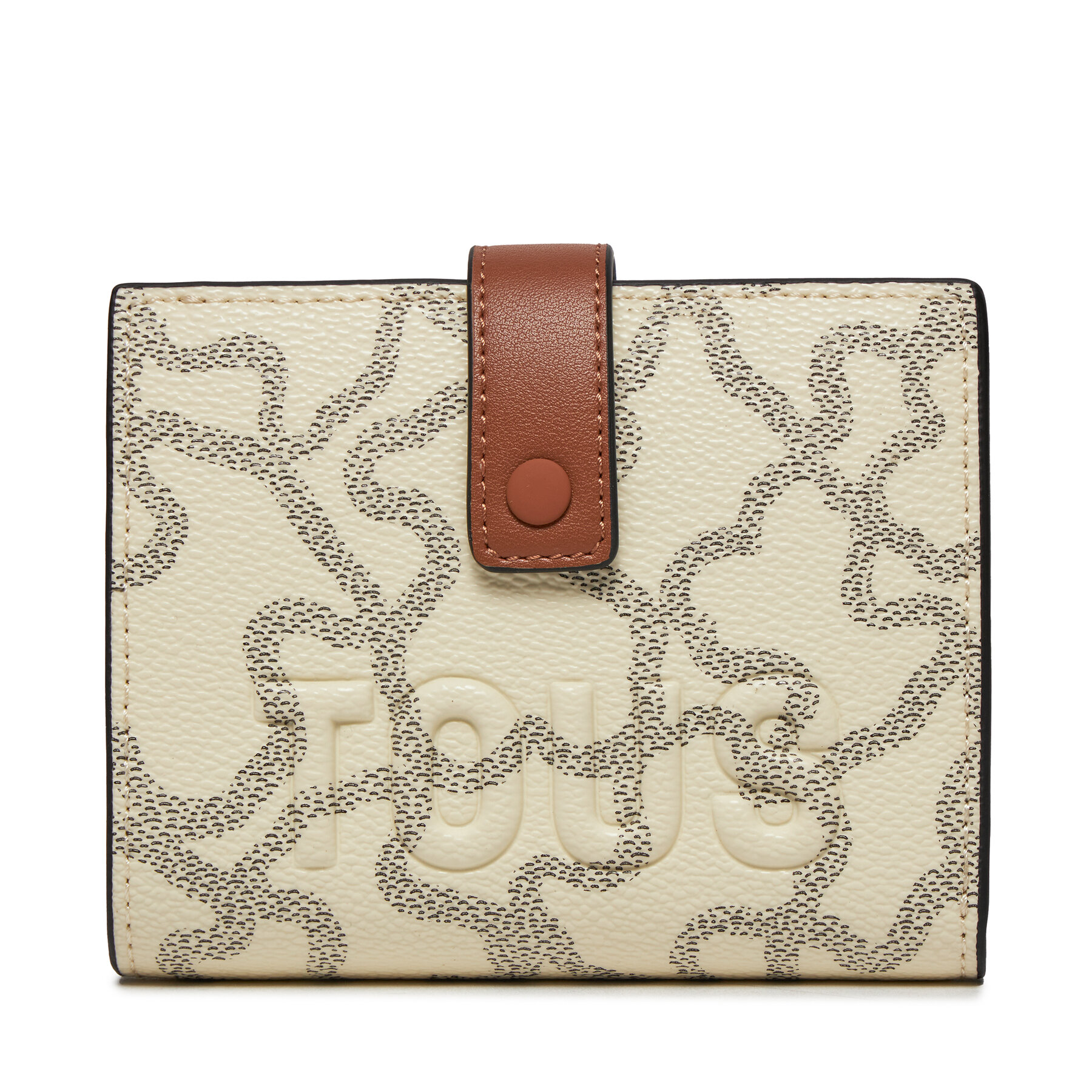 Kleine Damen Geldbörse TOUS Kaos Icon 395910209 Beige, Größe 00