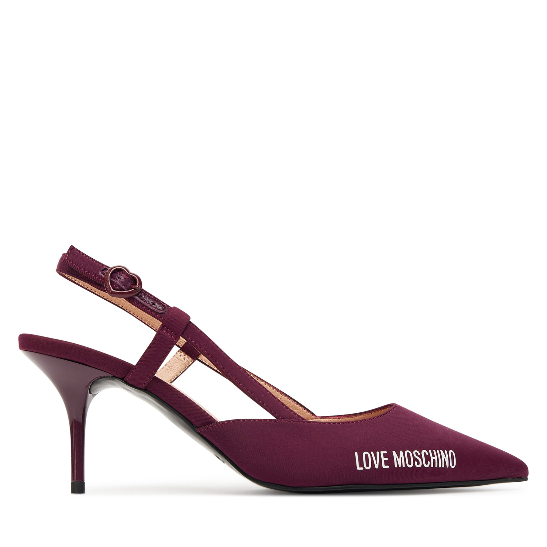 Pantofi cu toc subțire LOVE MOSCHINO JA10267G1NIMX55641 Vișiniu