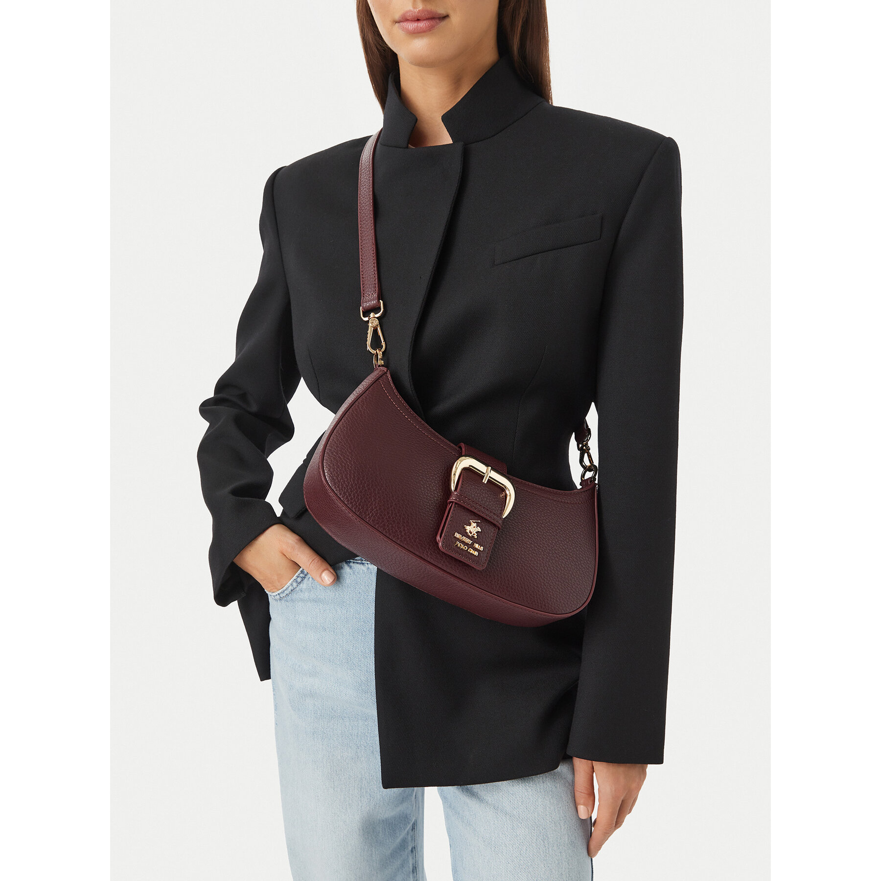 Дамска чанта Beverly Hills Polo Club CEO-BHPC-C-004-10 Бордо