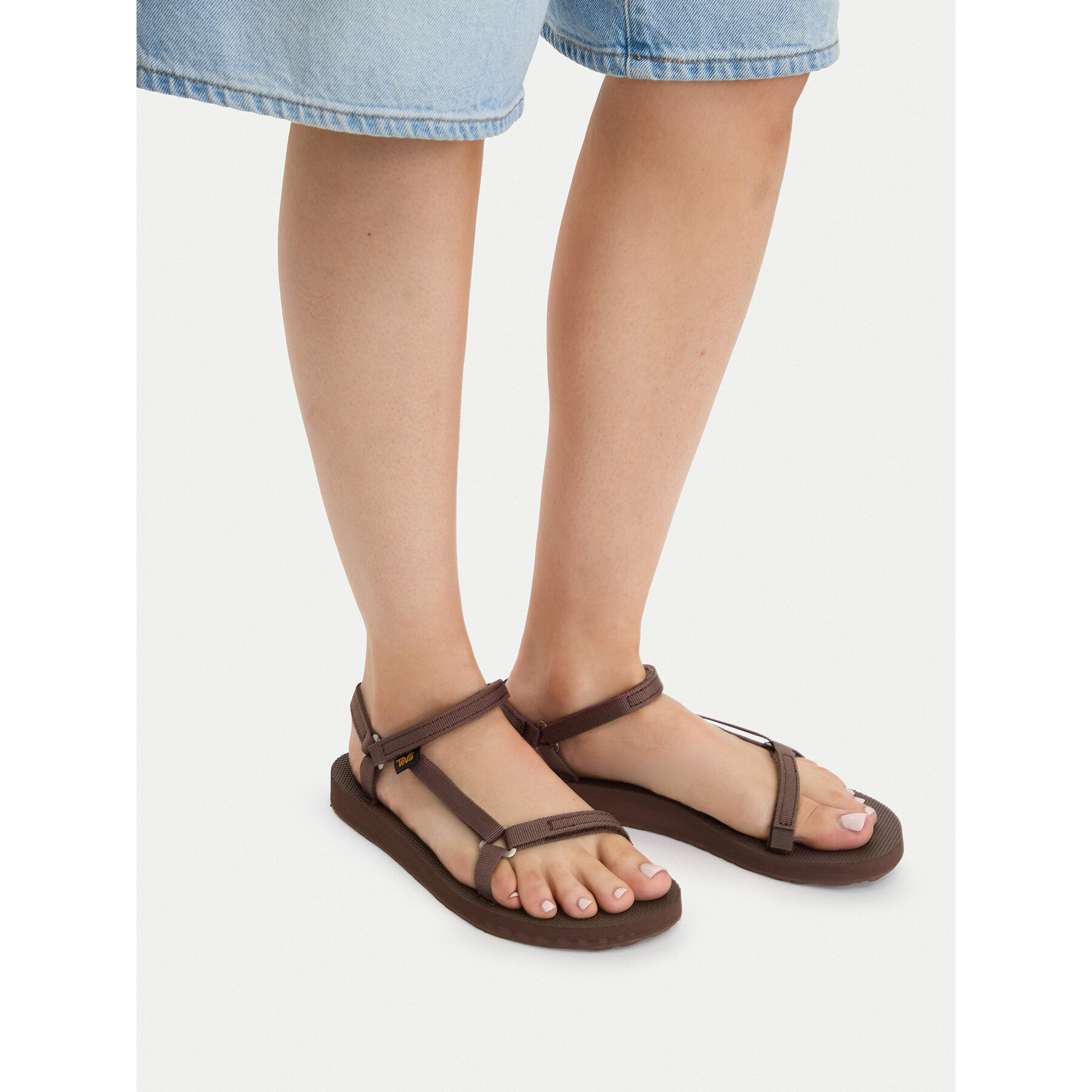 Sandali Teva Original Universal Slim 1150110 Bordo rdeča