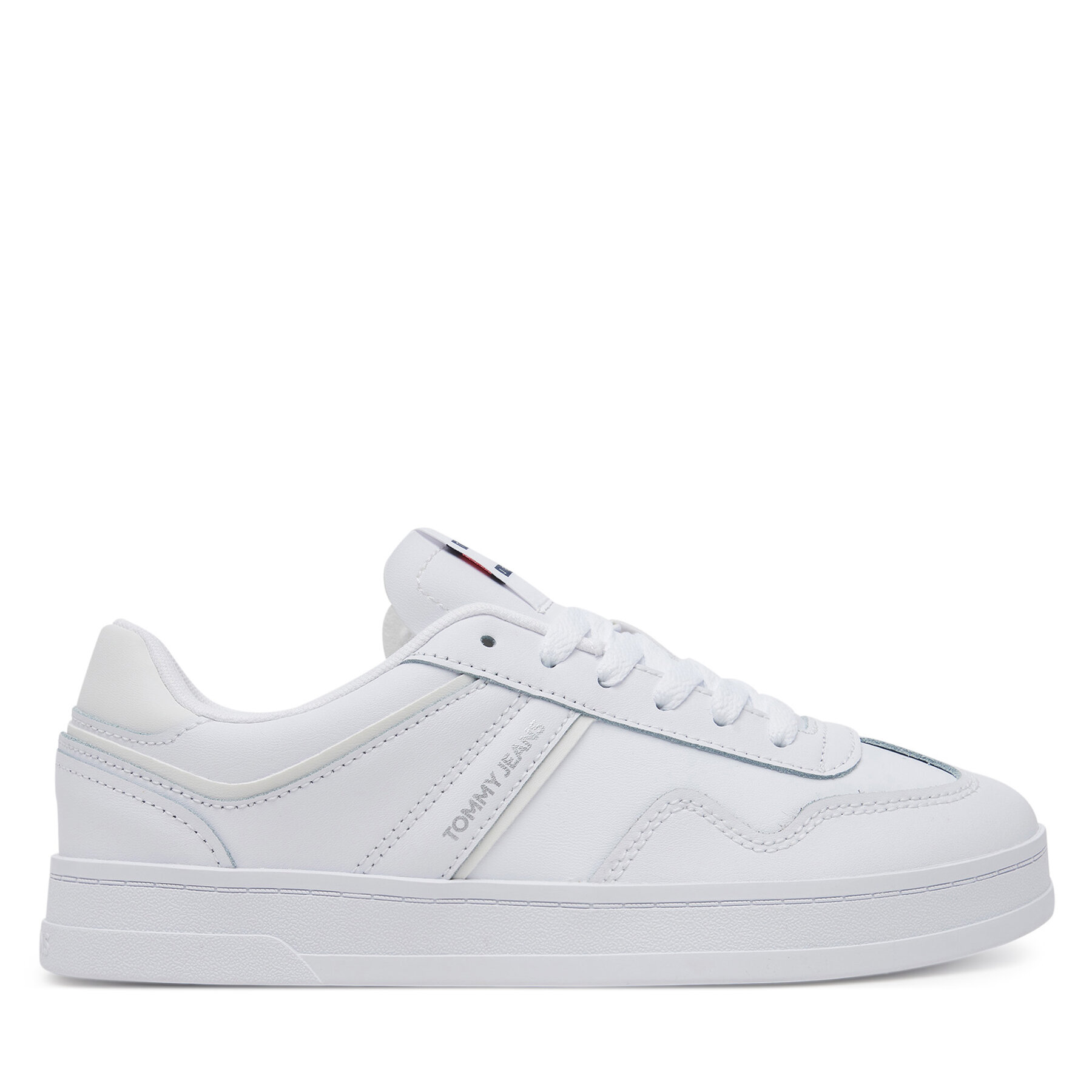 Sneakersy Tommy Jeans The Greenwich Leather EN0EN02794 Biela