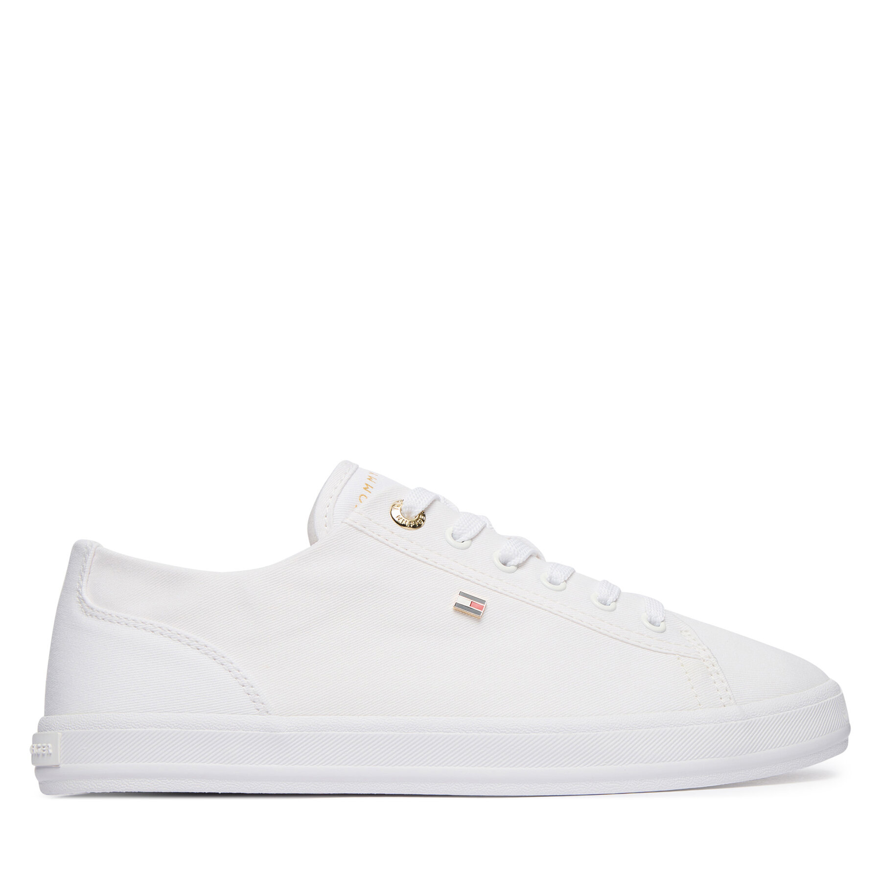 Tenisky Tommy Hilfiger Th Foxing Sneaker Canvas FW0FW09170 Biela