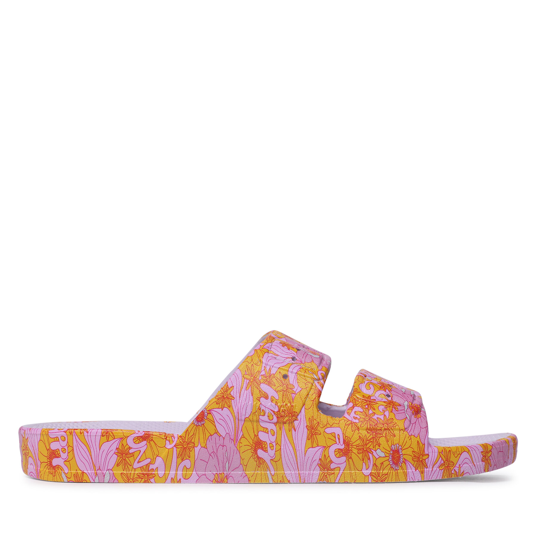 Damen Pantoletten Freedom Moses, Schuhgröße 36_37, Rosa, Fancy