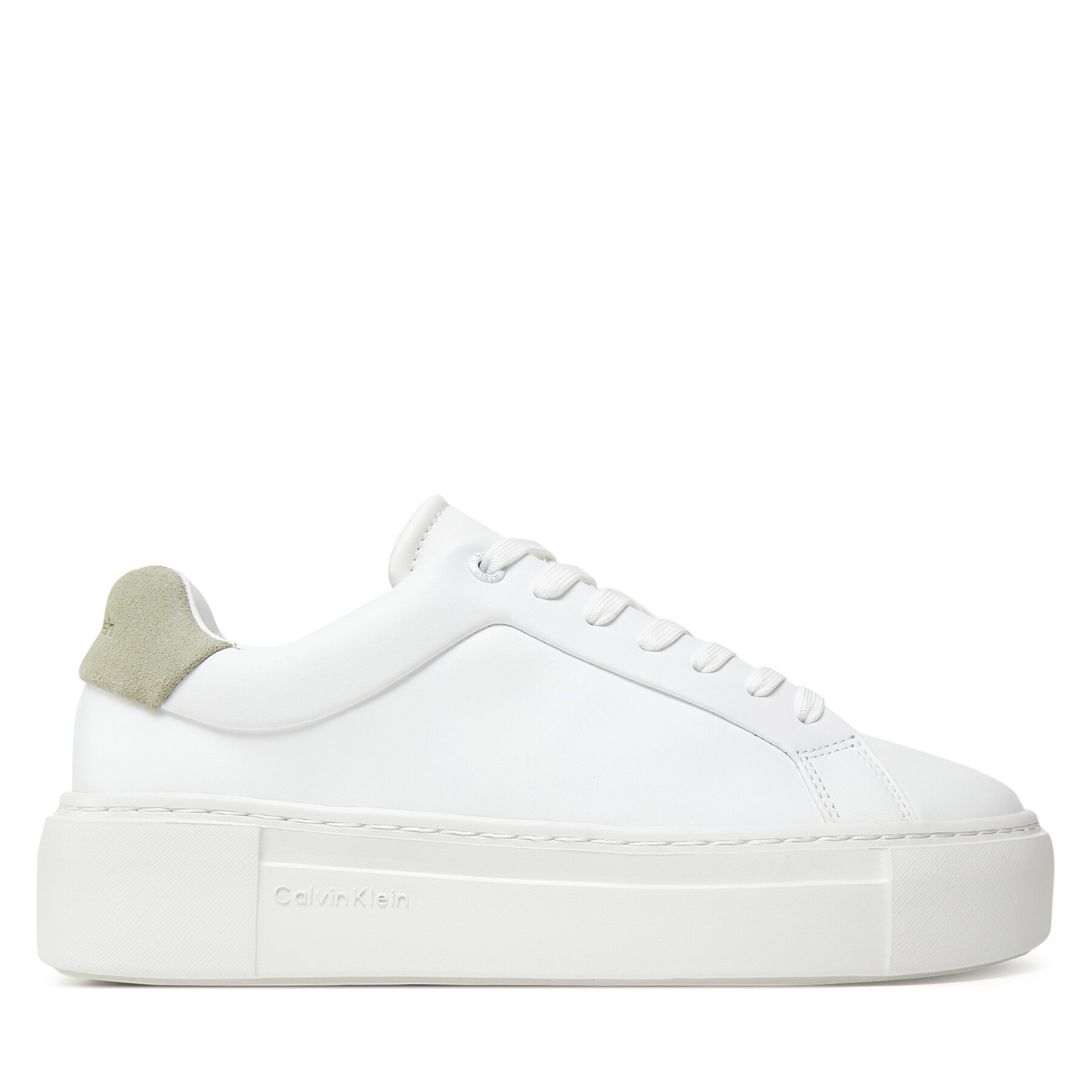 Sneakers Calvin Klein Ff Cupsole Lace Up Lth HW0HW02570 Alb