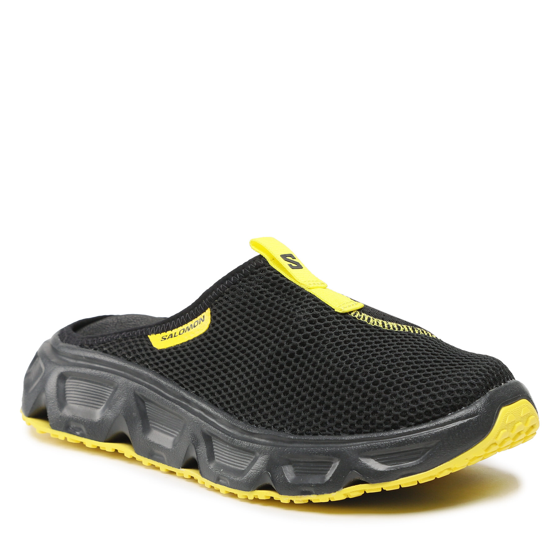 Șlapi Salomon Reelax Slide 6.0 L47112100 Black/Black/Buttercup 6.0 imagine super redus 2022