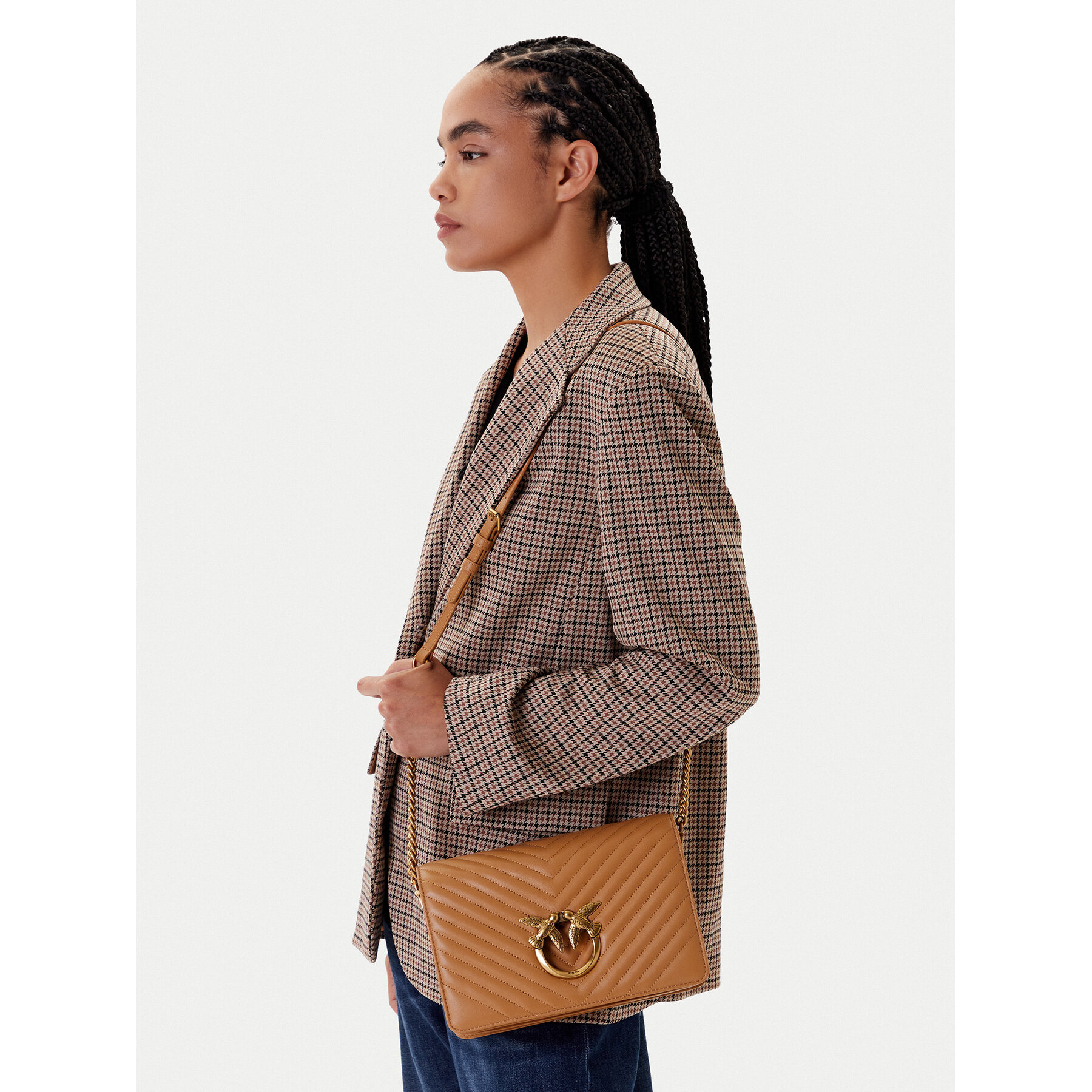 Borsetta PINKO Love Click Classic PE 25 PLTT 100063 A0GK Marrone