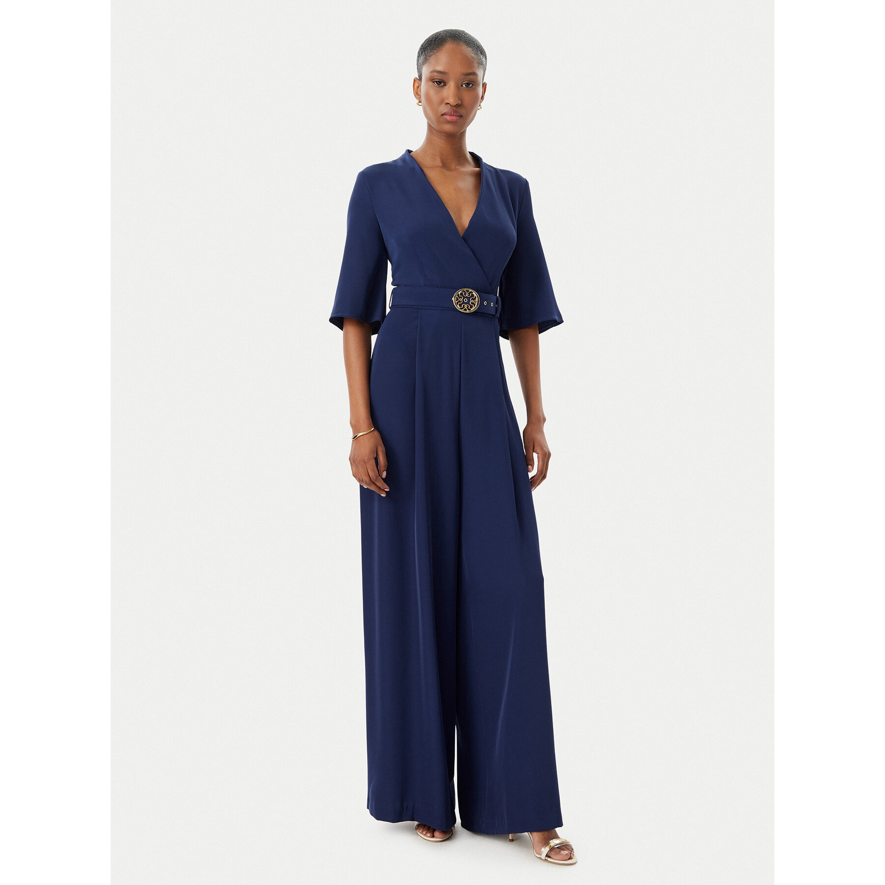 Rinascimento Jumpsuit CFC0123685003 Dunkelblau Regular Fit