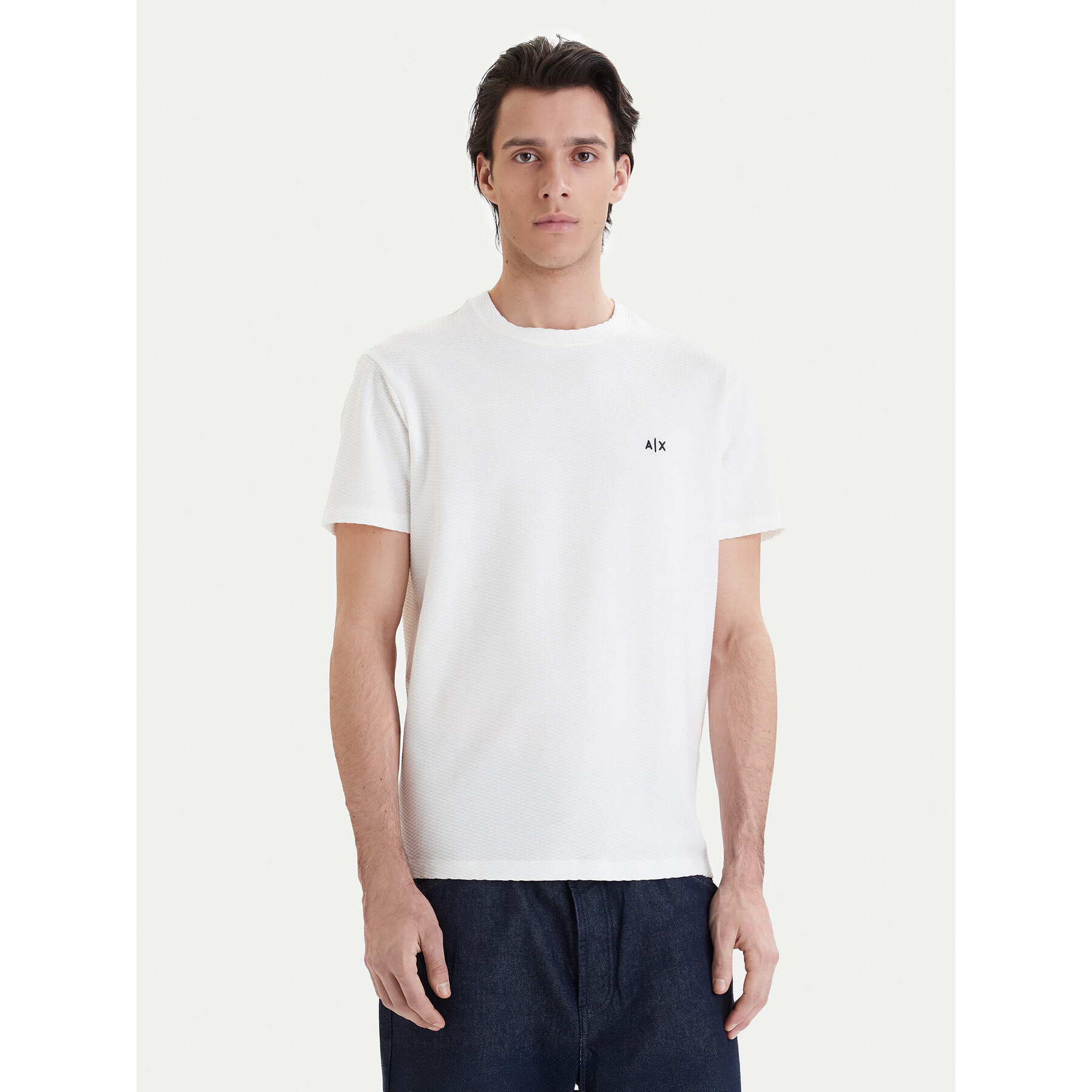Armani Exchange T-Shirt XM002453 AF10337 U0009 Weiß Regular Fit