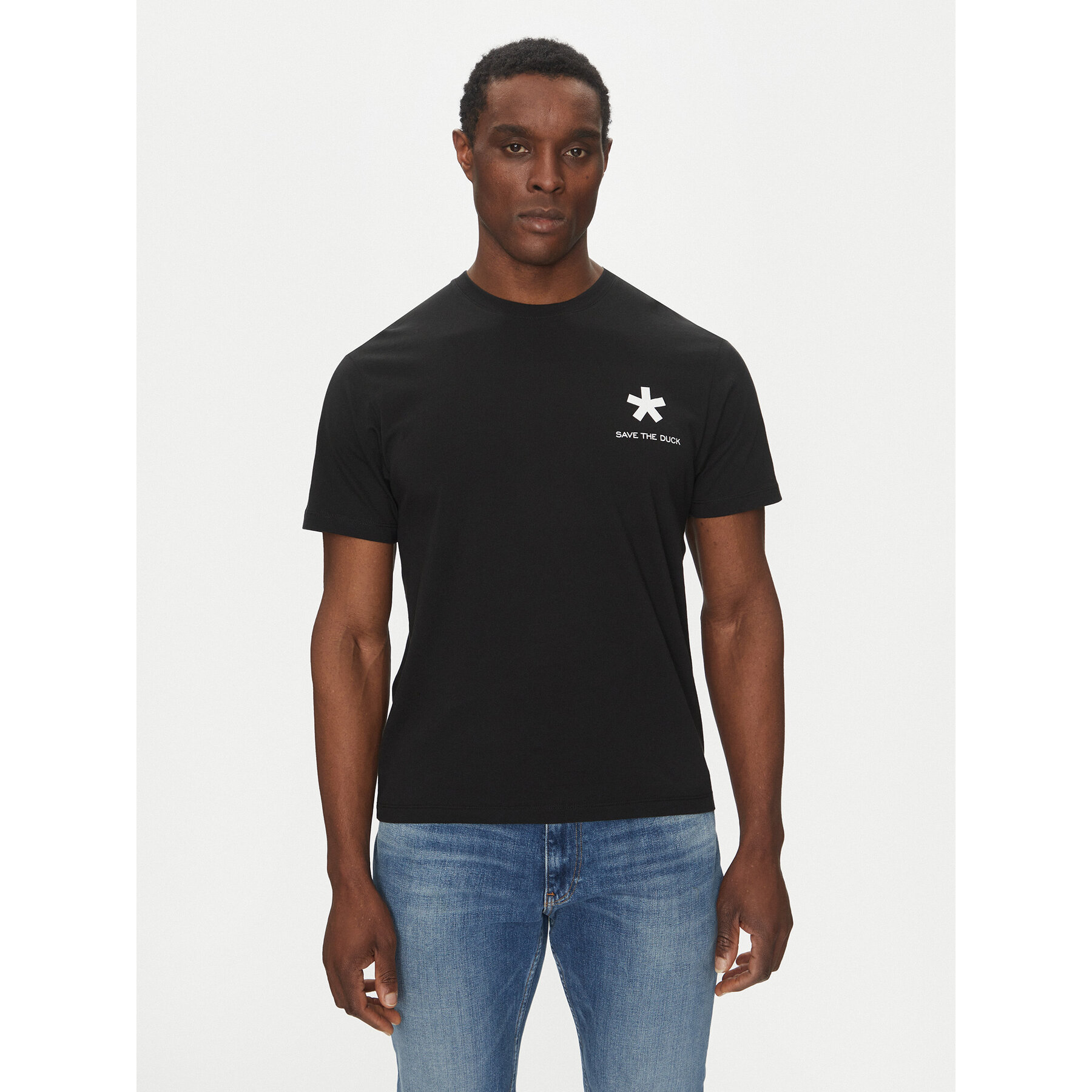 Save The Duck T-Shirt DT2222M BESY20 Schwarz Regular Fit