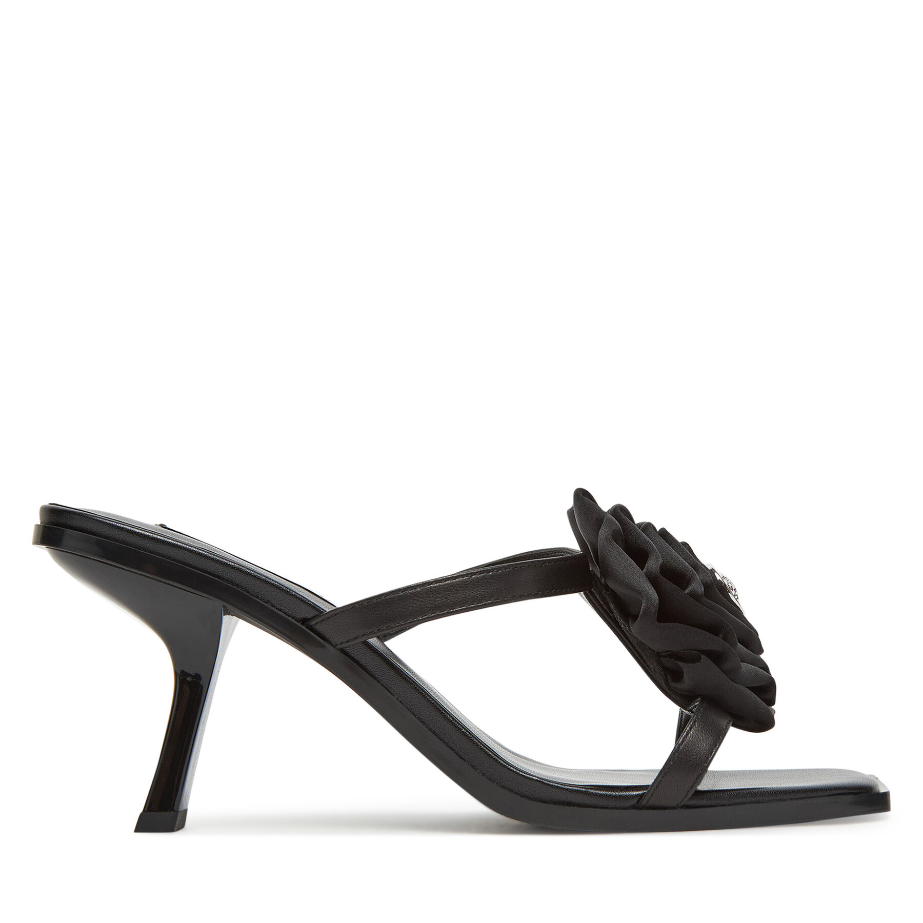 Damskie Klapki KARL LAGERFELD, Rozmiar 35 Czarny Karmel KL33624