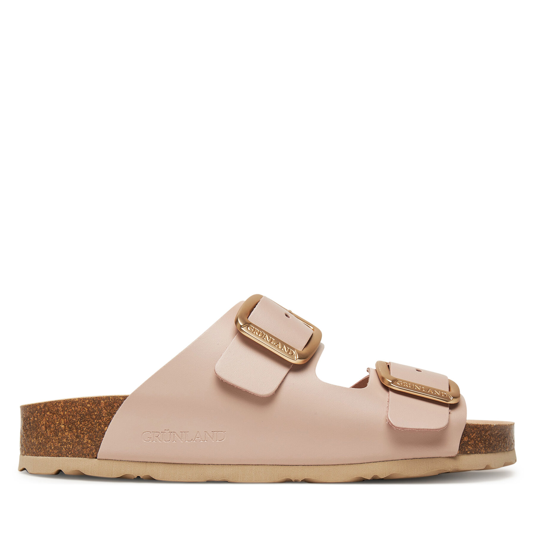 Damen Pantoletten Grünland, Schuhgröße 41, Rosa, Enny CB3272