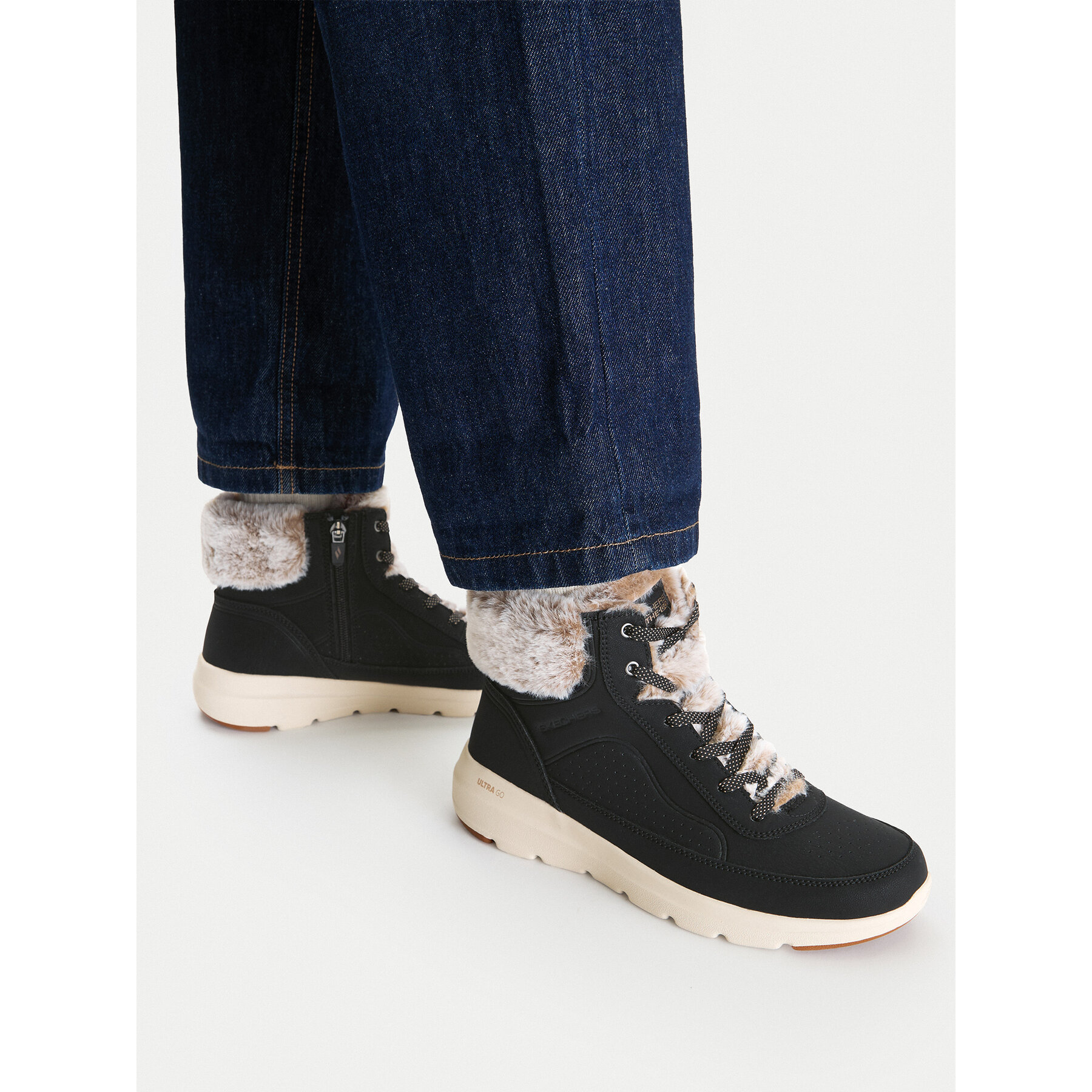 Gležnjače Skechers Glacial Ultra 144199/BLK Crna
