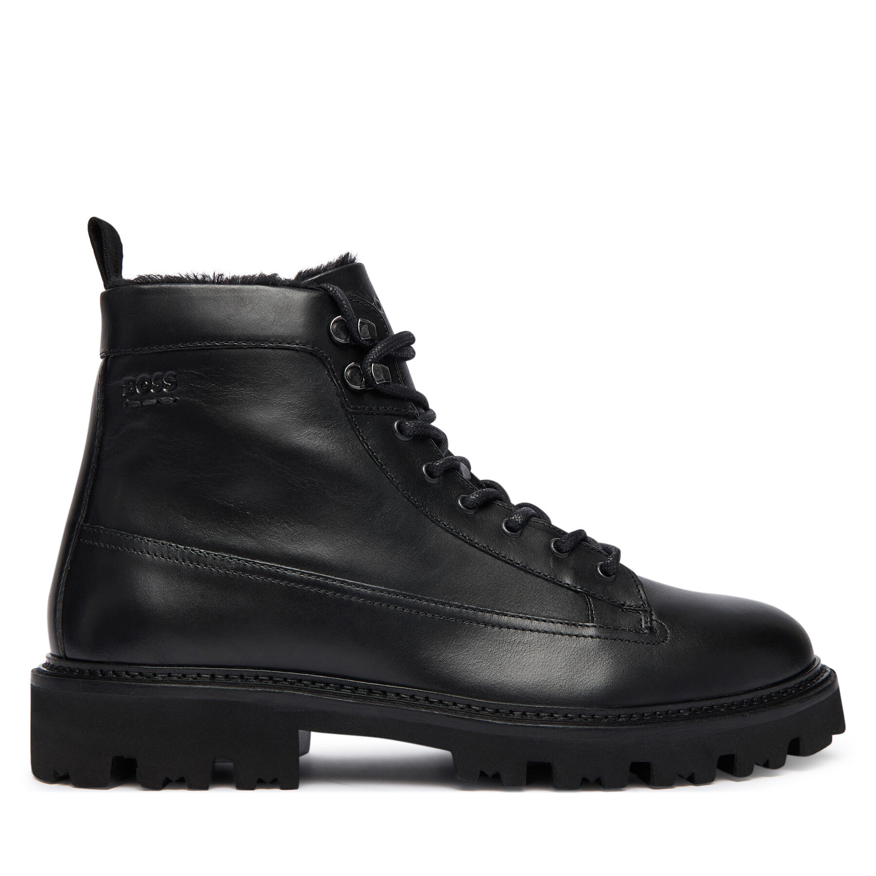 Bakancs BOSS Julyo 50552570 Fekete