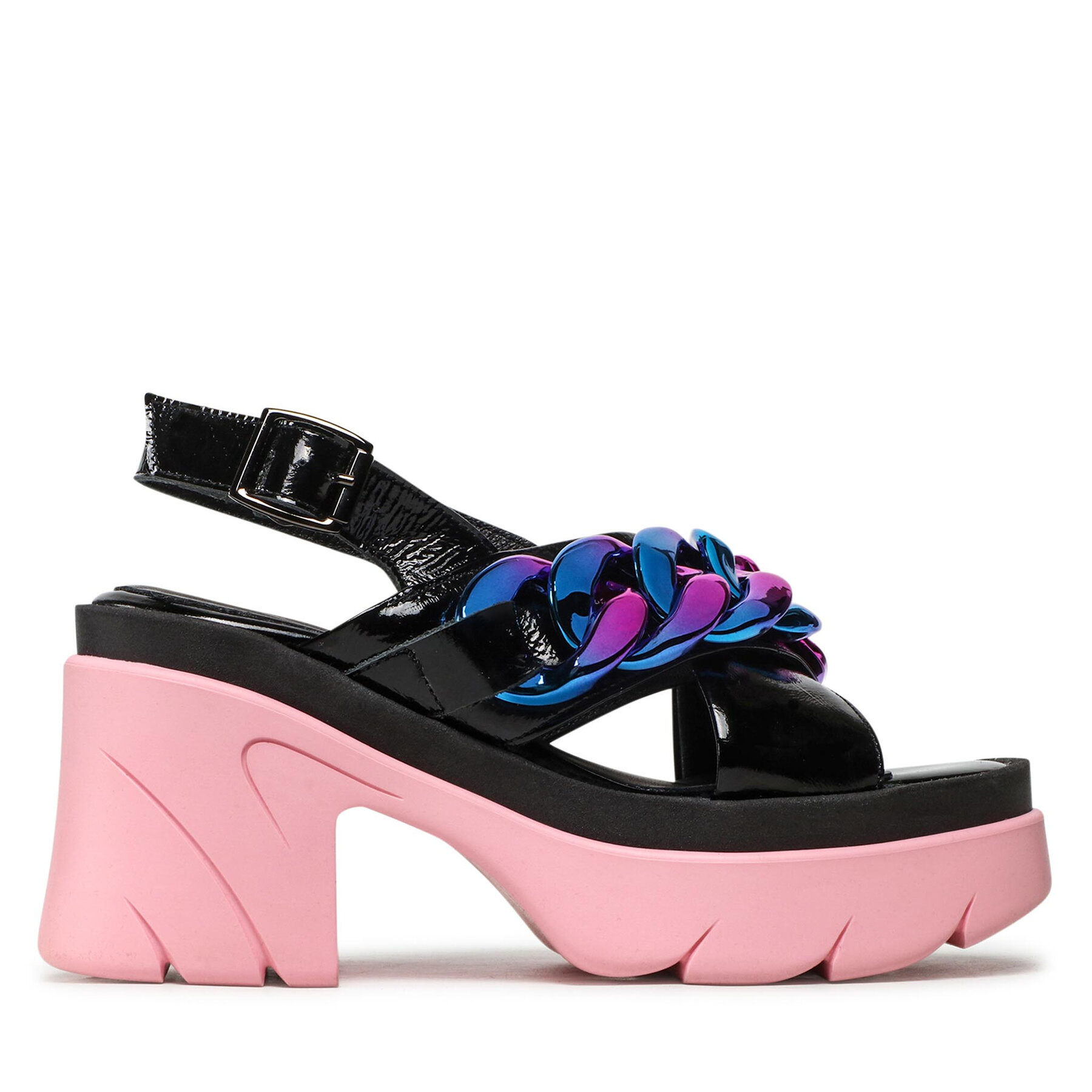 Sandalias Carinii B7846 Negro