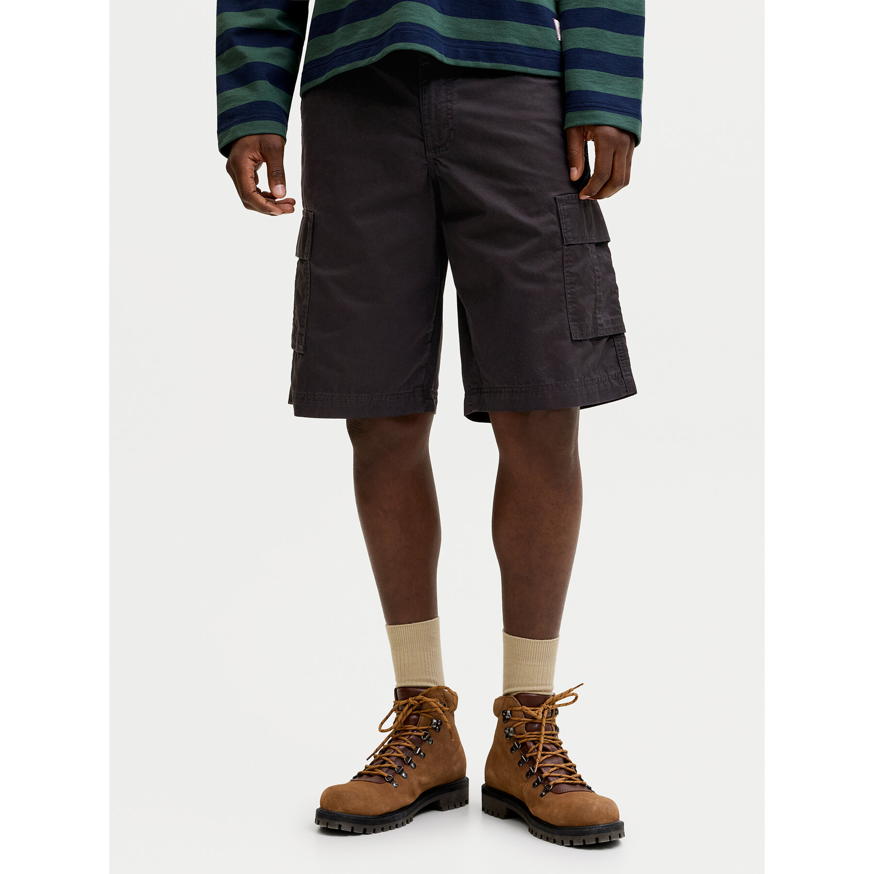 Jack & Jones Stoffshorts Stcole 12292263 Schwarz Regular Fit