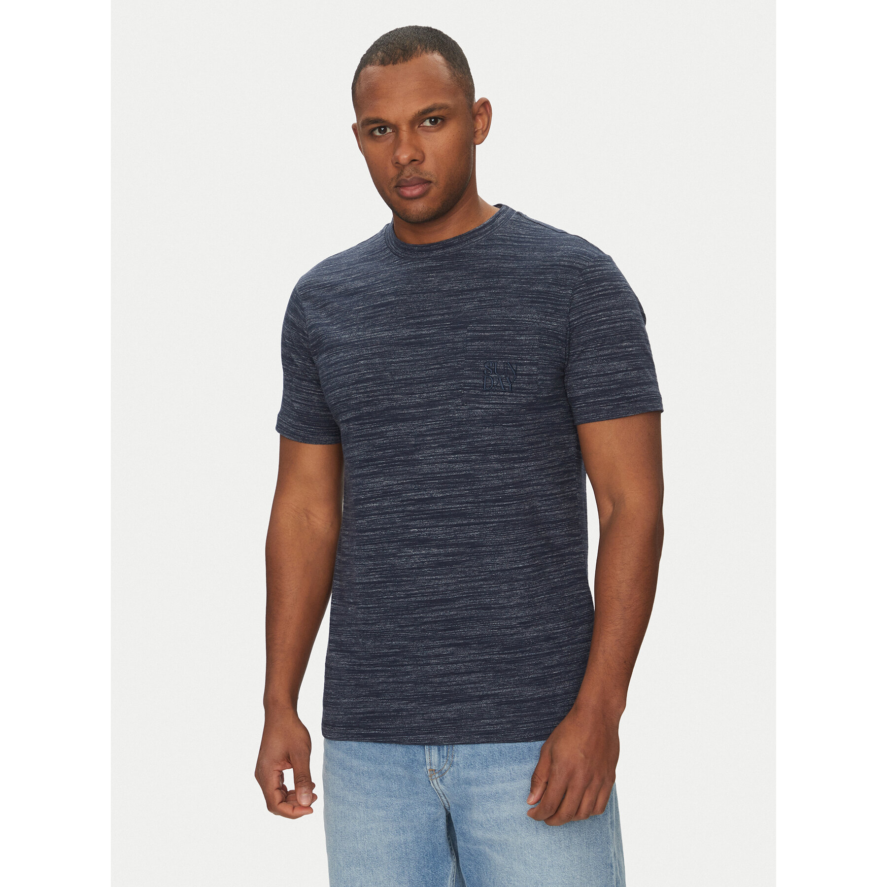 Blend T-Shirt 20718299 Σκούρο μπλε Regular Fit