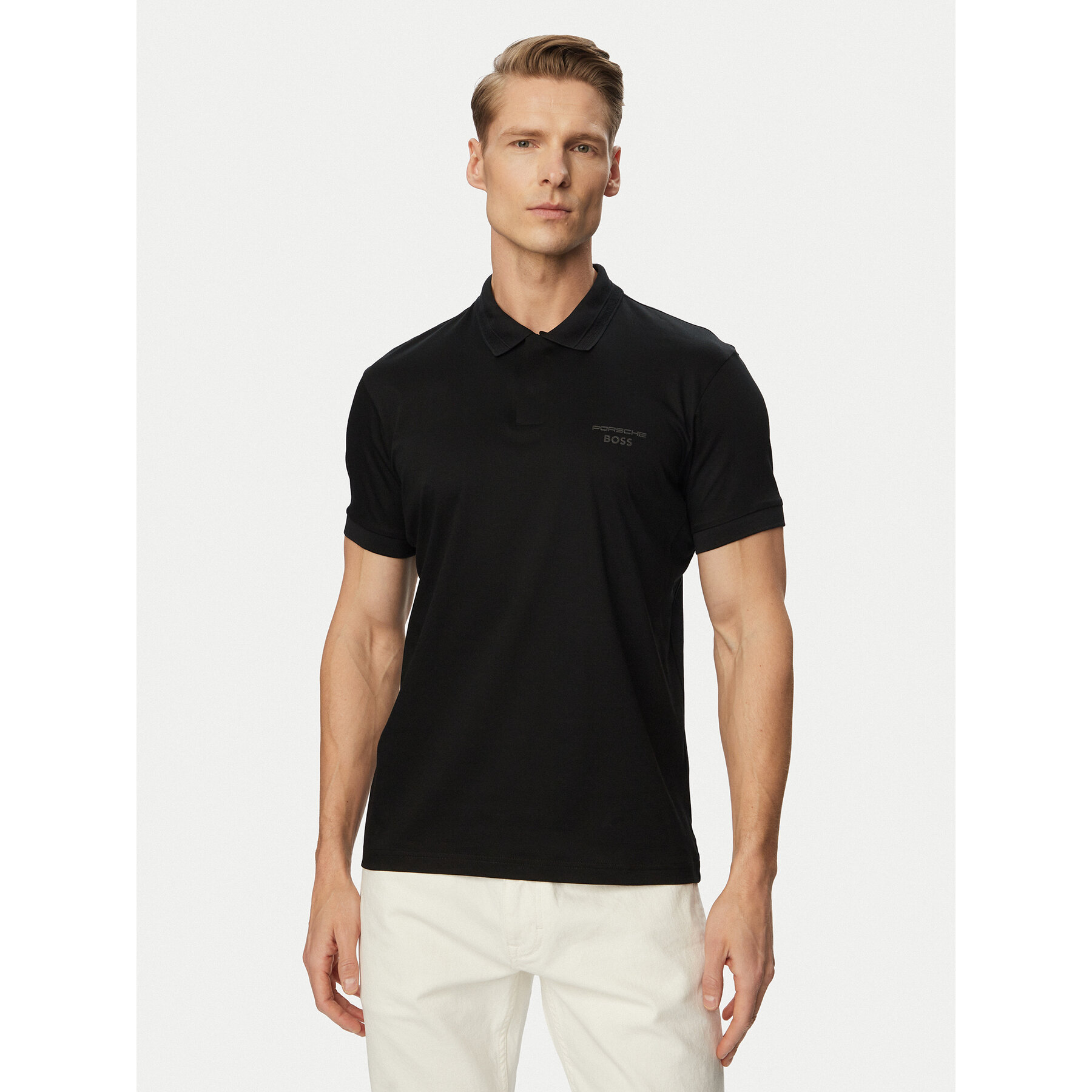 BOSS Poloshirt PS Spirit70 50559801 Schwarz Regular Fit