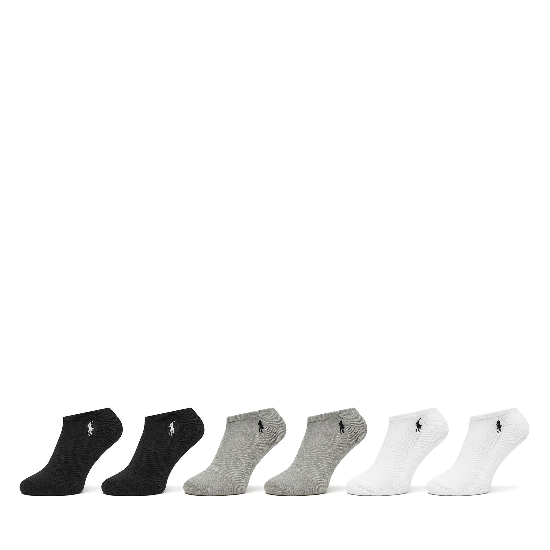 Zestaw 6 par niskich skarpet damskich Polo Ralph Lauren Kolorowy 455950427001