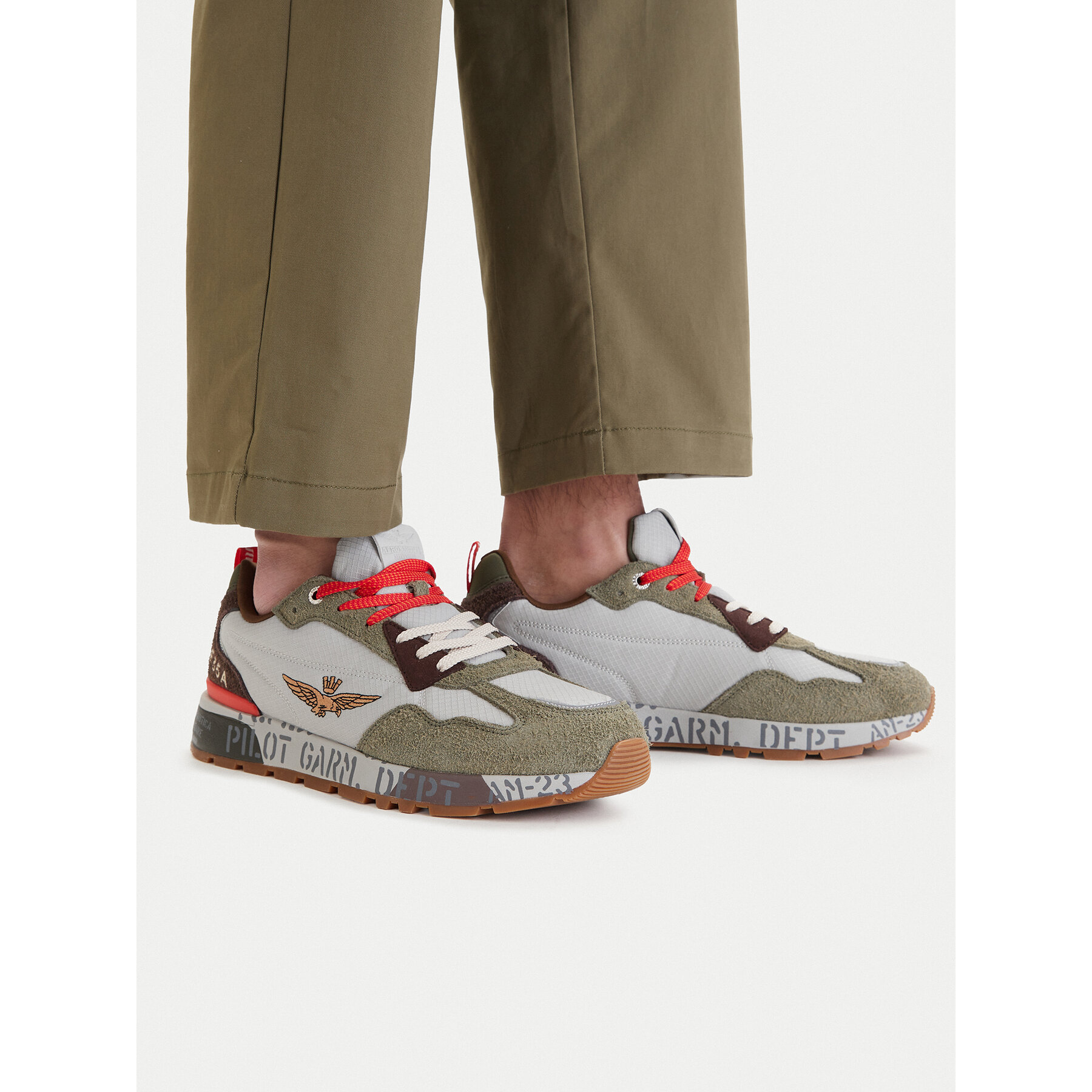 Sneakersy Aeronautica Militare 261SC0276UCT03546 Farebná