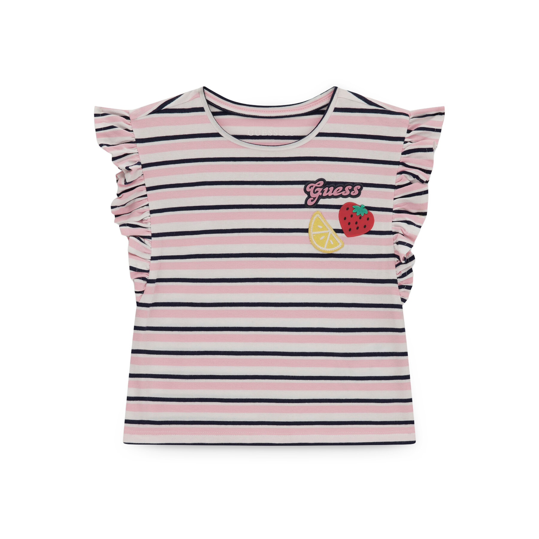 Guess Majica K6GI09 K9NE4 Roza Regular Fit