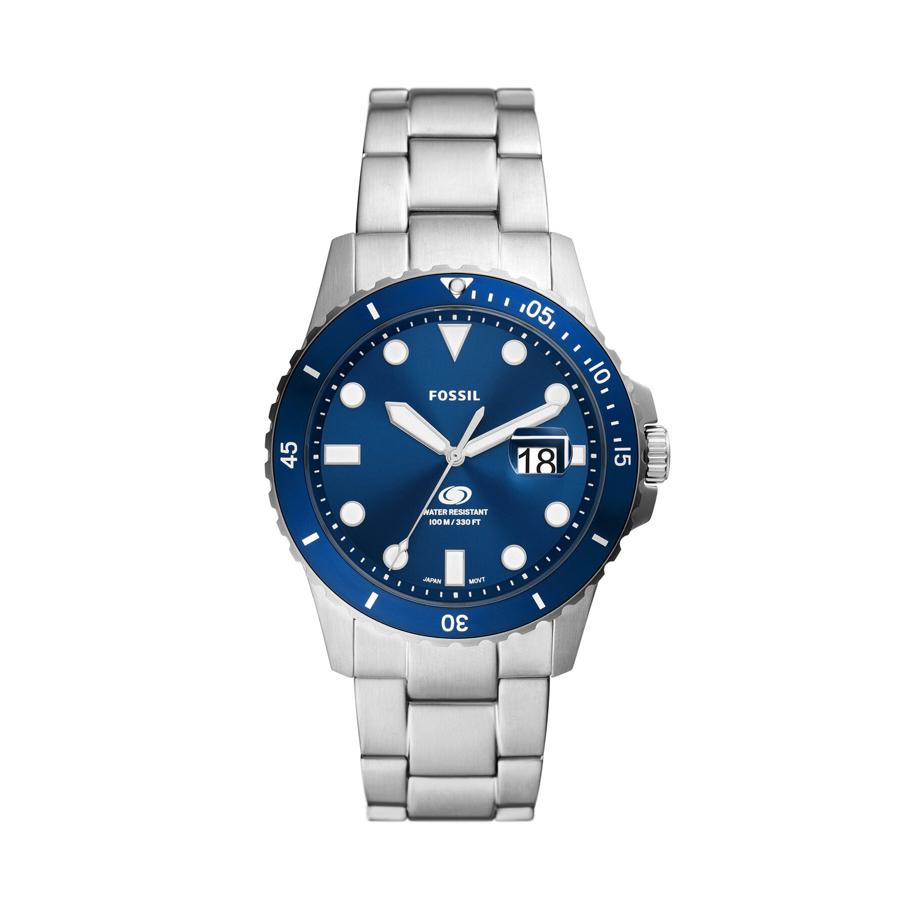 Ročna ura Fossil Blue FS6029 Srebrna