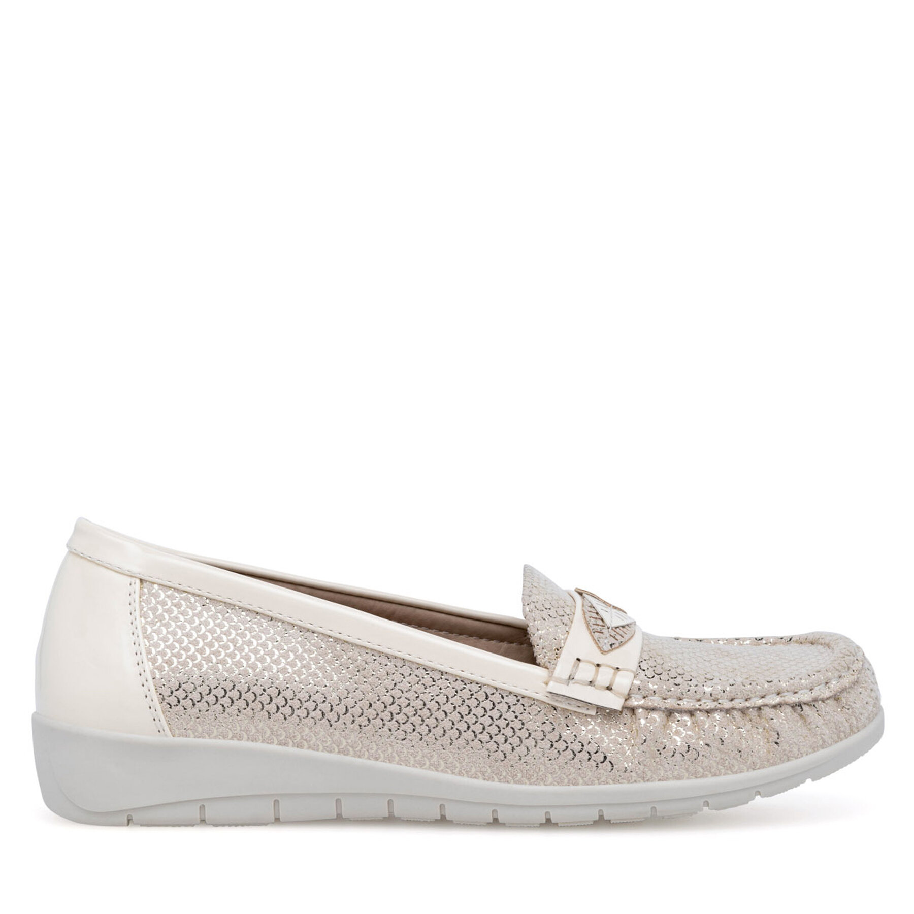 Donna Mocassini Clara Barson, Taglia 41, Beige, WYL0312-XX2, taglia : 41