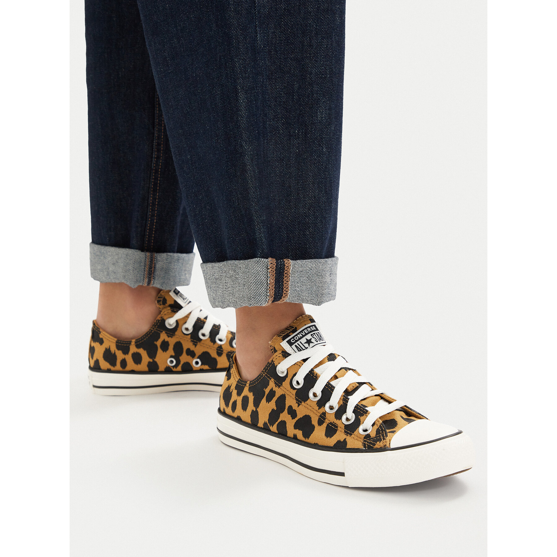 Plátěnky Converse Chuck Taylor All Star Cow Print A17920C Oranžová