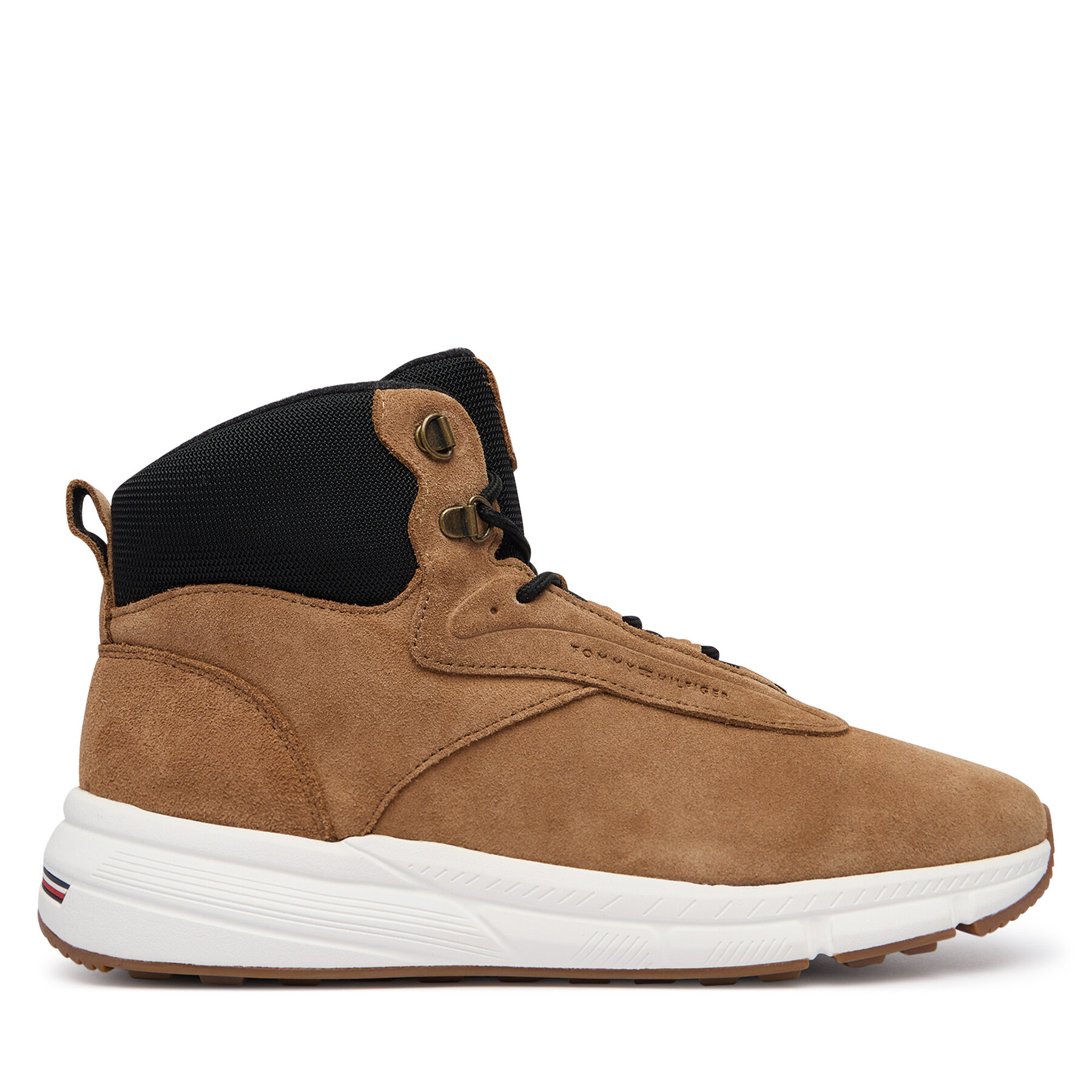 Sneakersy Tommy Hilfiger Hilfiger Sde Warm Hybrid Chukka FM0FM06085 Hnedá