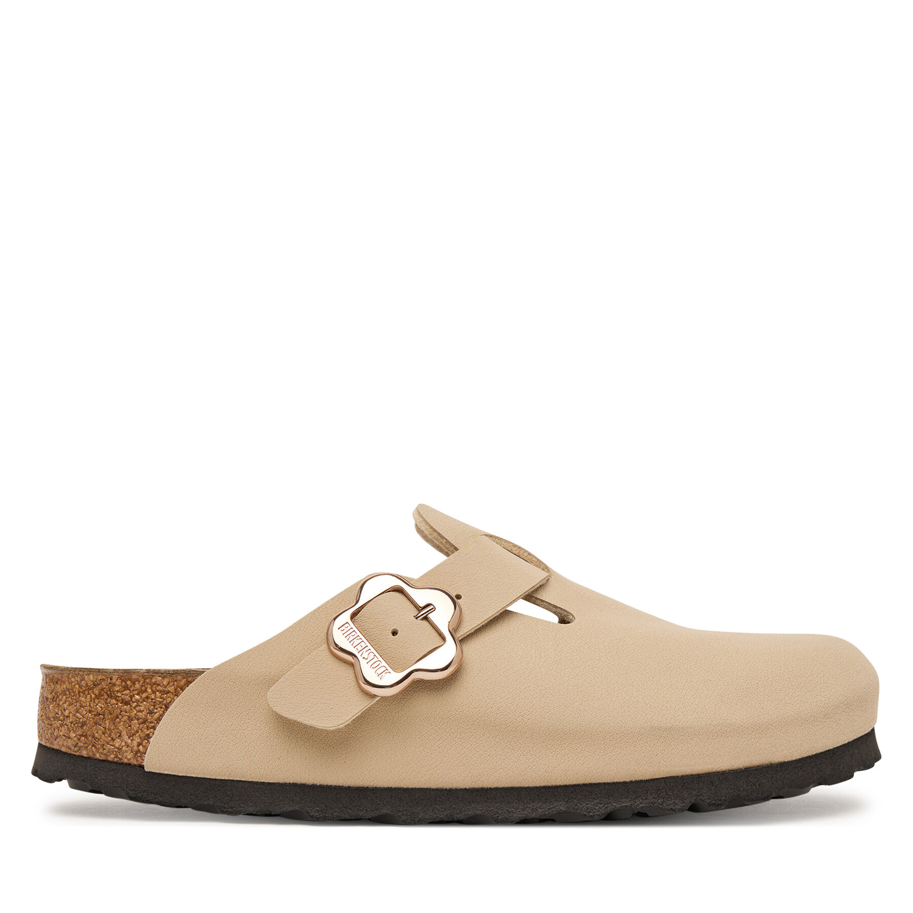 Šľapky Birkenstock Boston Flower Buckle 1030630 D Béžová