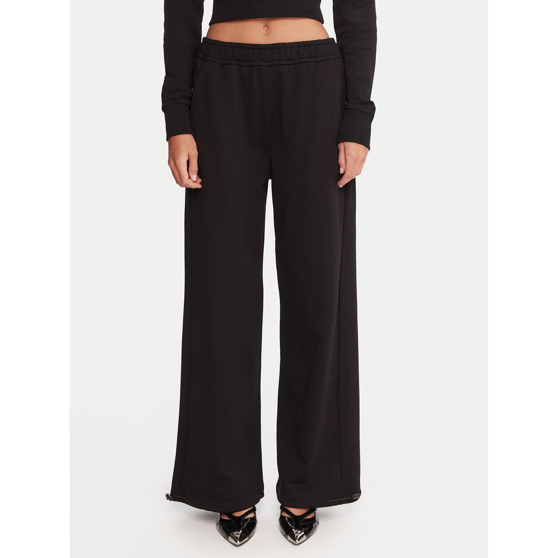 Versace Jeans Couture Jogginghose 79HAAT05 CF01T Schwarz Regular Fit