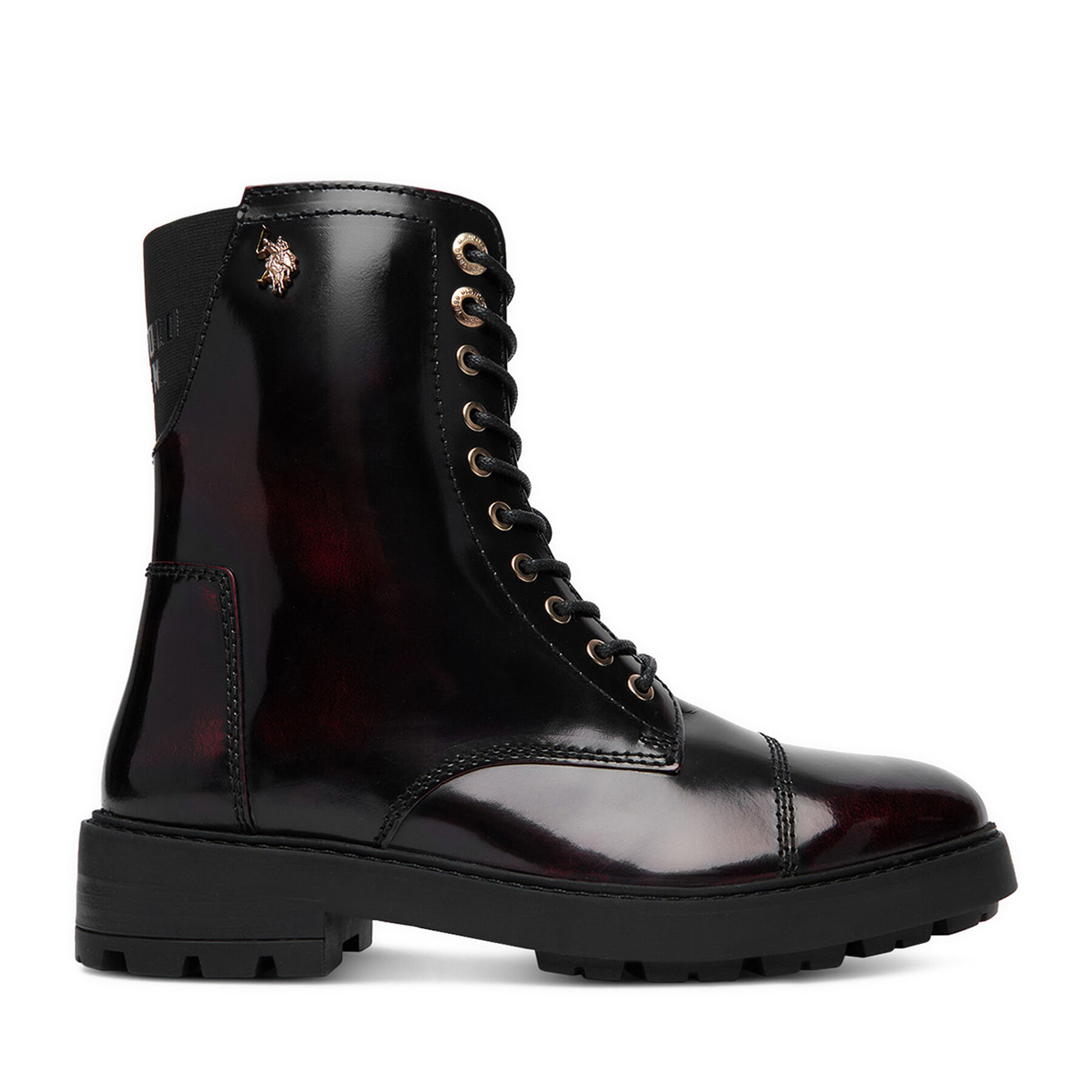 Зимни обувки U.S. Polo Assn. EO-MARZIA001W/GL1 Бордо