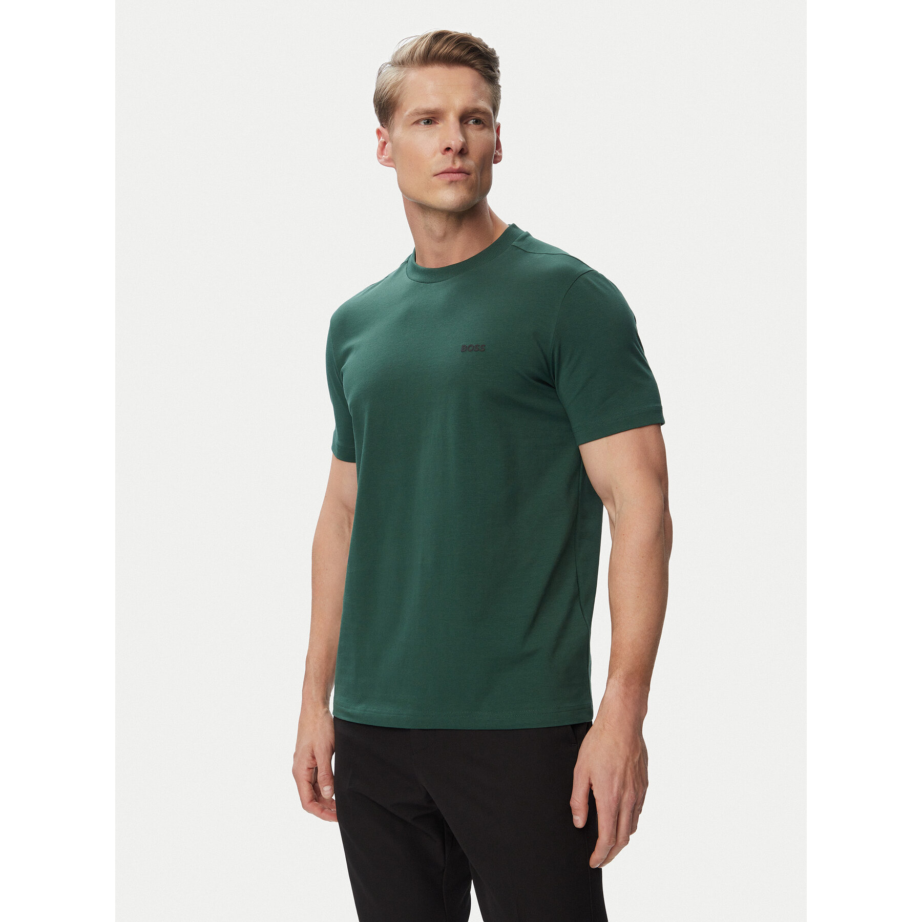 Boss T-Shirt Tee 50506373 Grün Regular Fit