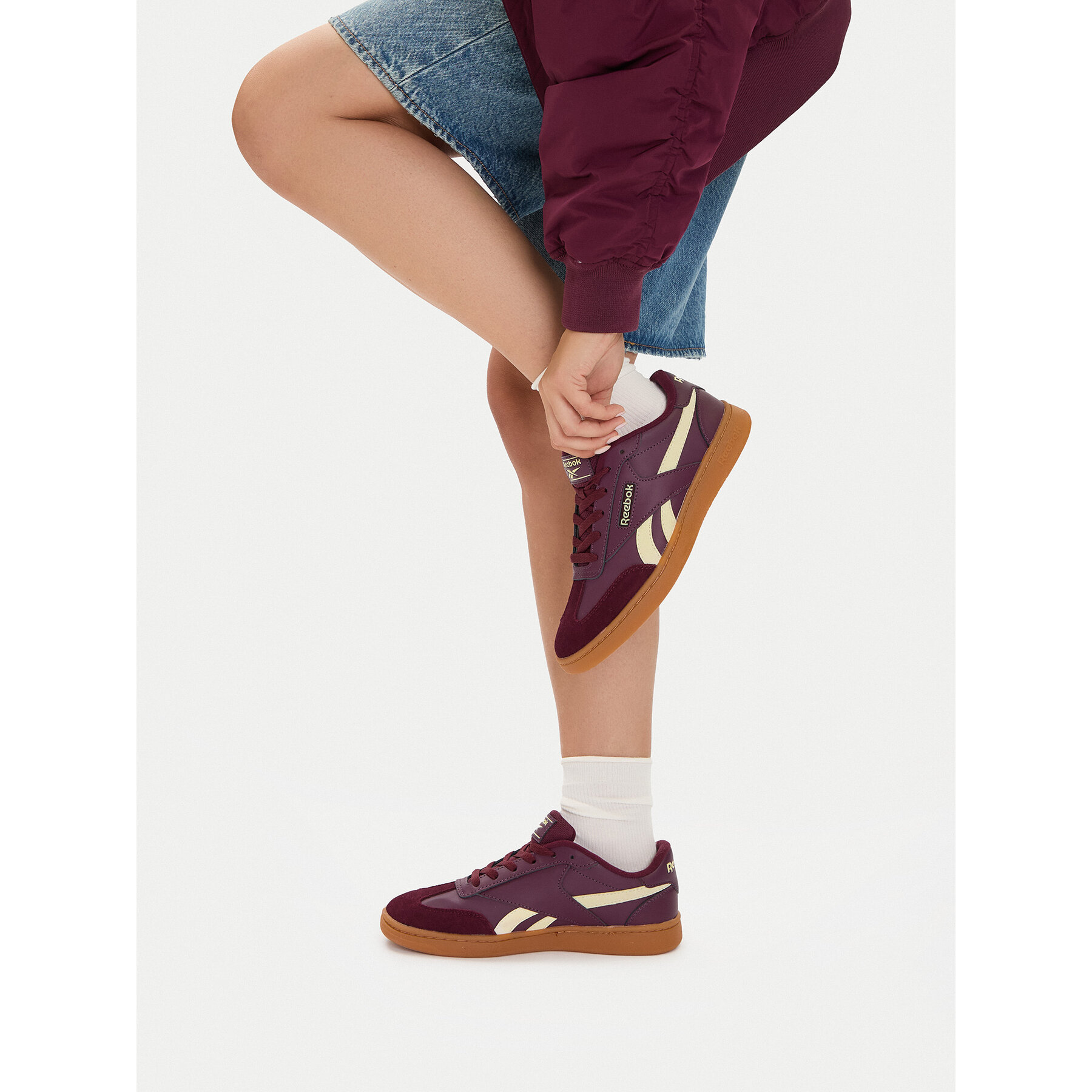 Sneakersy Reebok CEO-FORTE LOUNGER AR30252W-RY Bordová