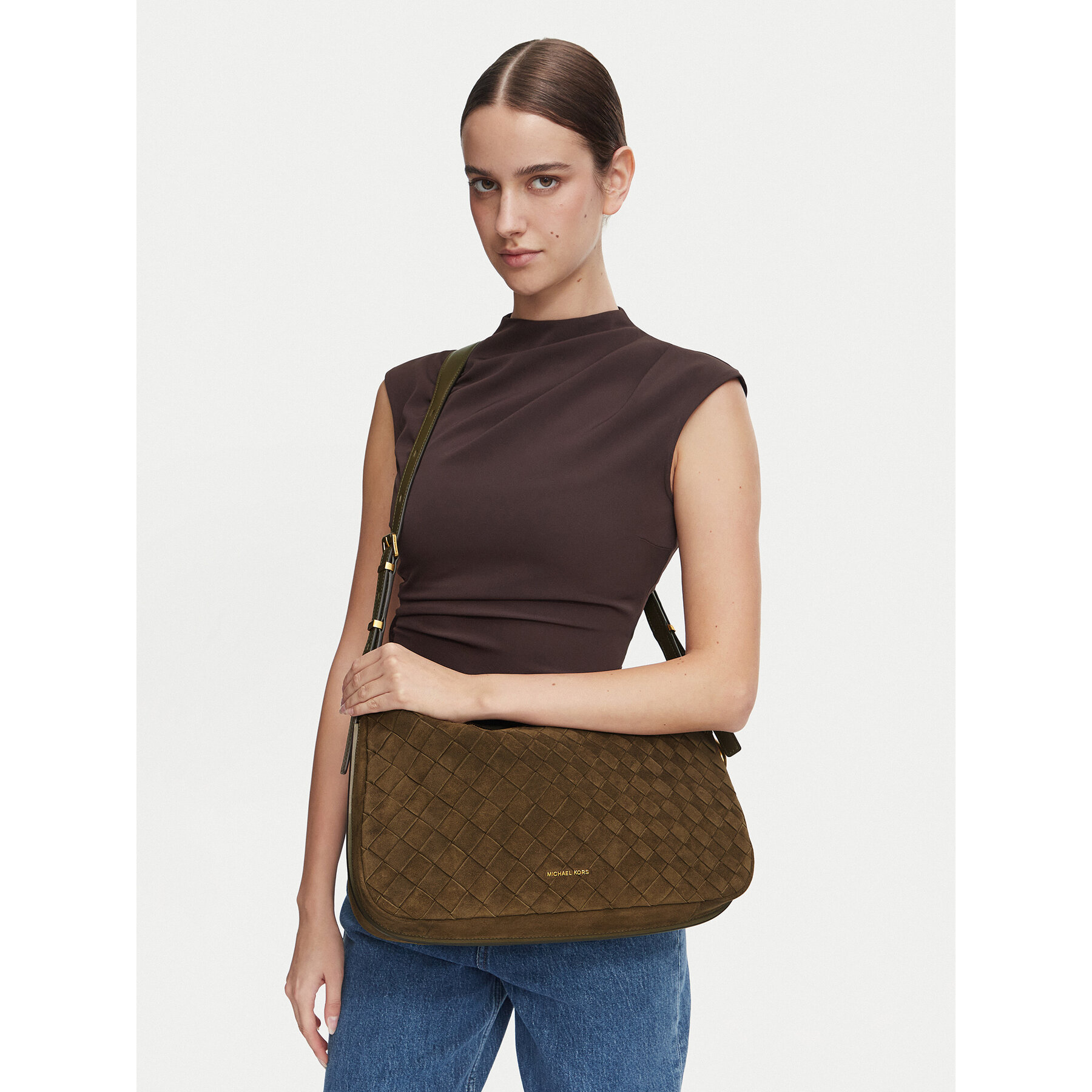 Rankinė MICHAEL Michael Kors Nolita 30F6AY5L2L Chaki