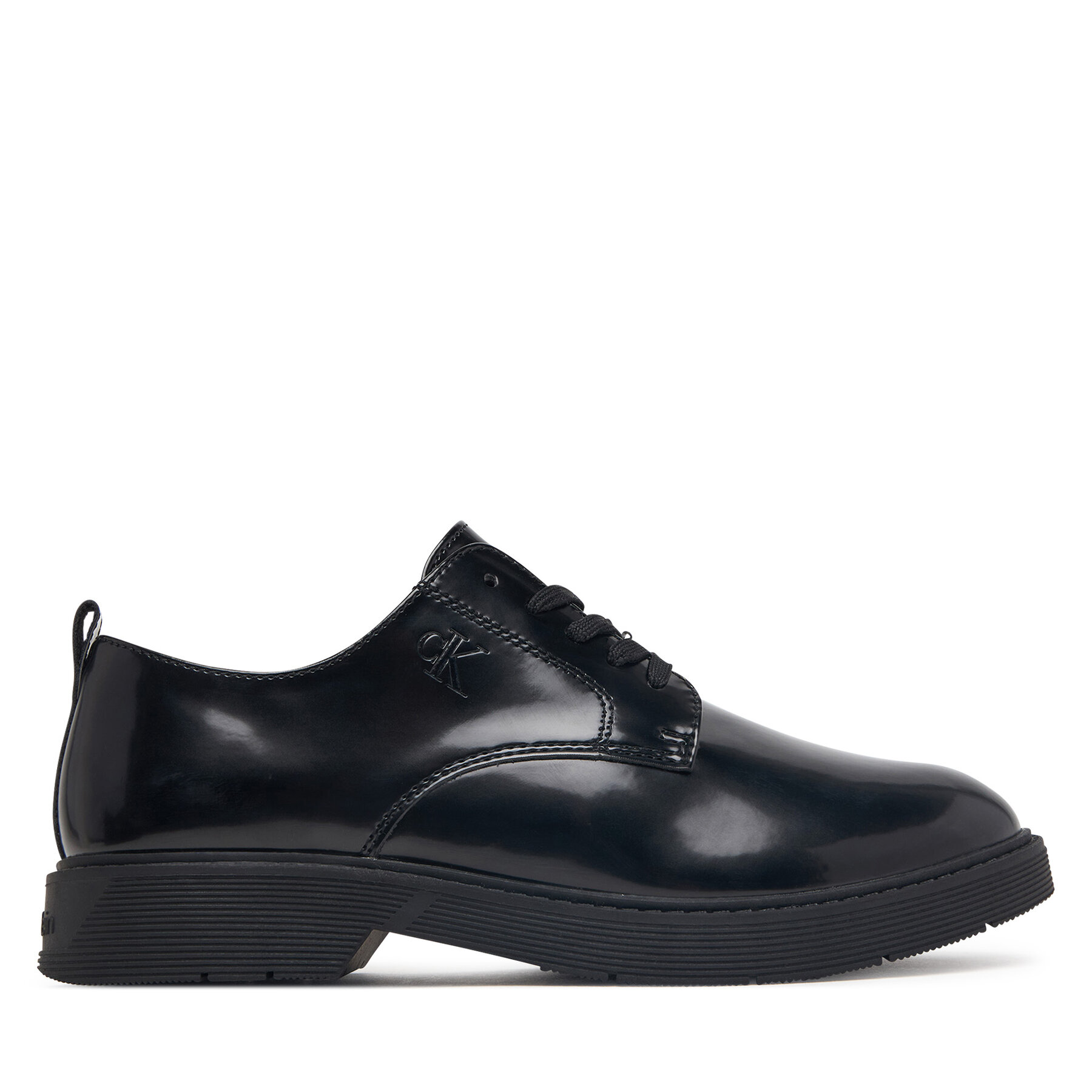Обувки Calvin Klein Low Cut Lace-Up Shoe V3X4-83494-1453 D Черен