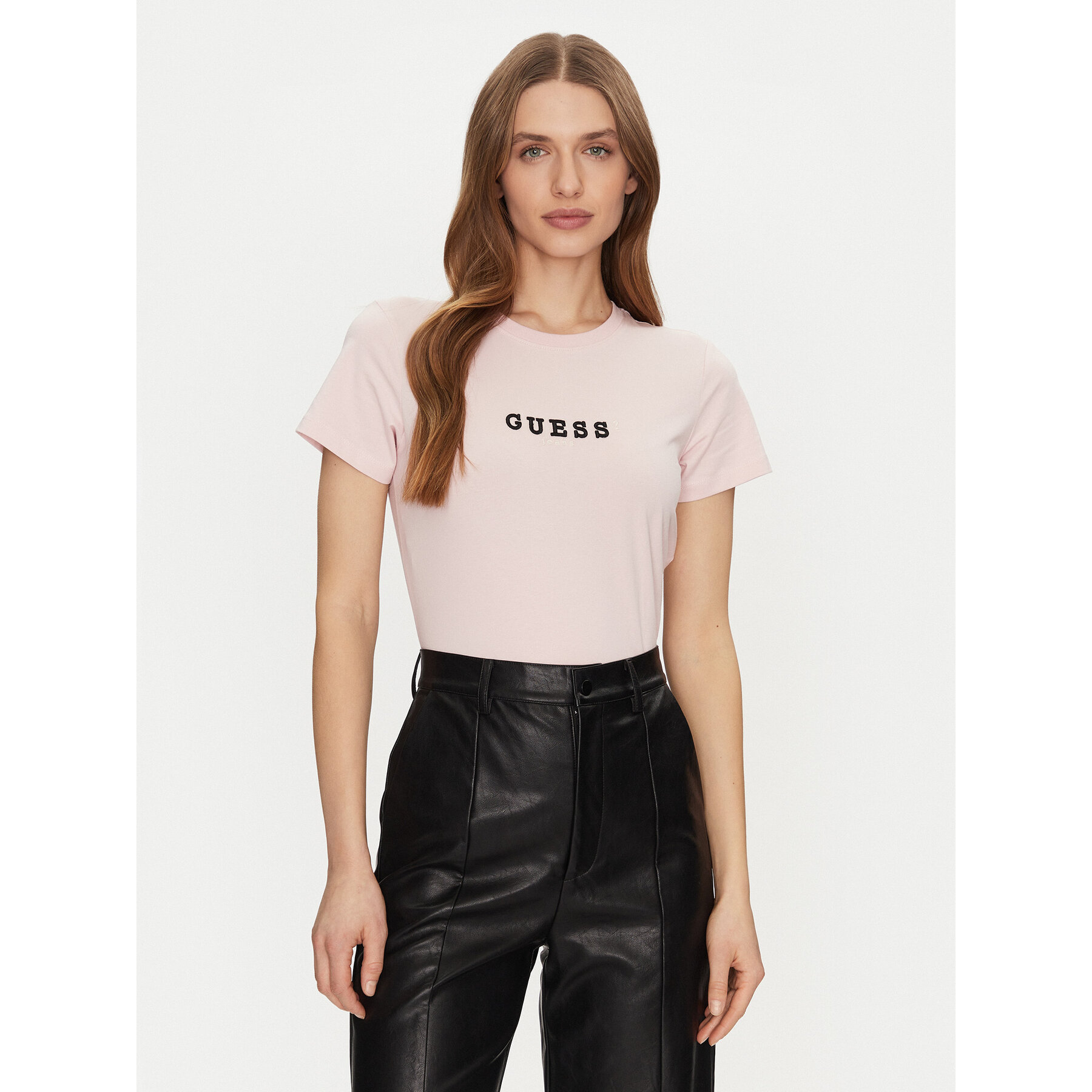 Guess Jeans Póló W5RI54 J1314 Bézs Regular Fit