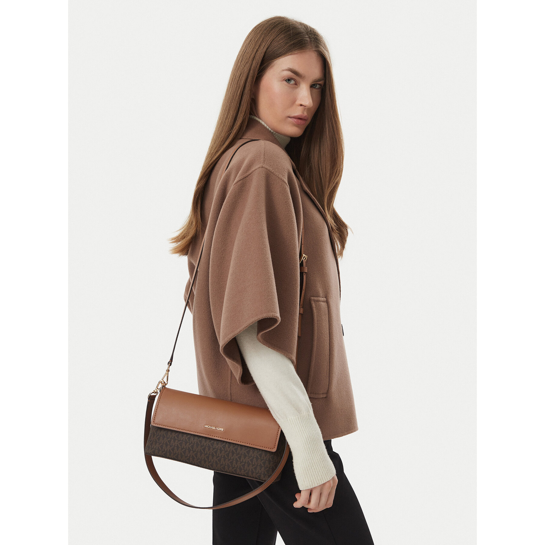Дамска чанта MICHAEL Michael Kors 32F6G6NC8B Кафяв