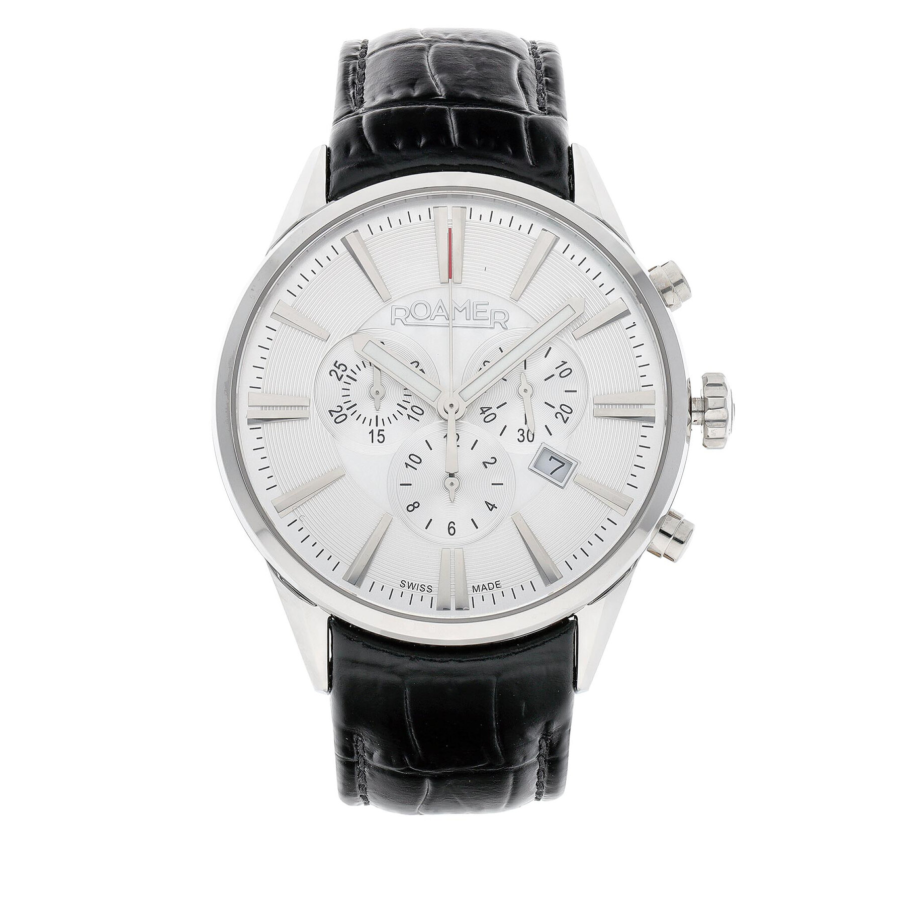 Ročna ura Roamer Superior Chrono 508837 41 15 05 Silver/Black