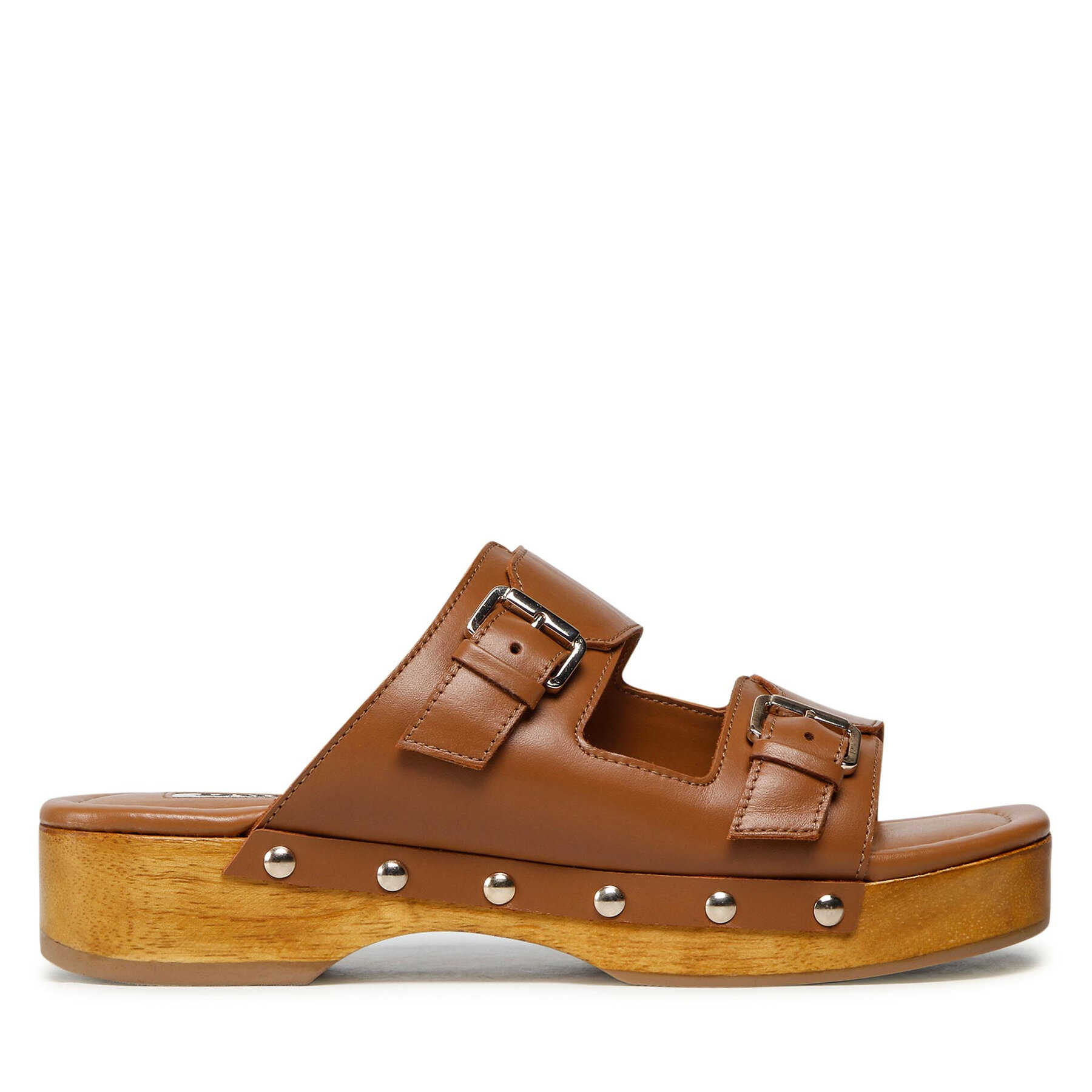 Damen Pantoletten Dune London, Schuhgröße 37, Braun, Juniper 0080504510023511