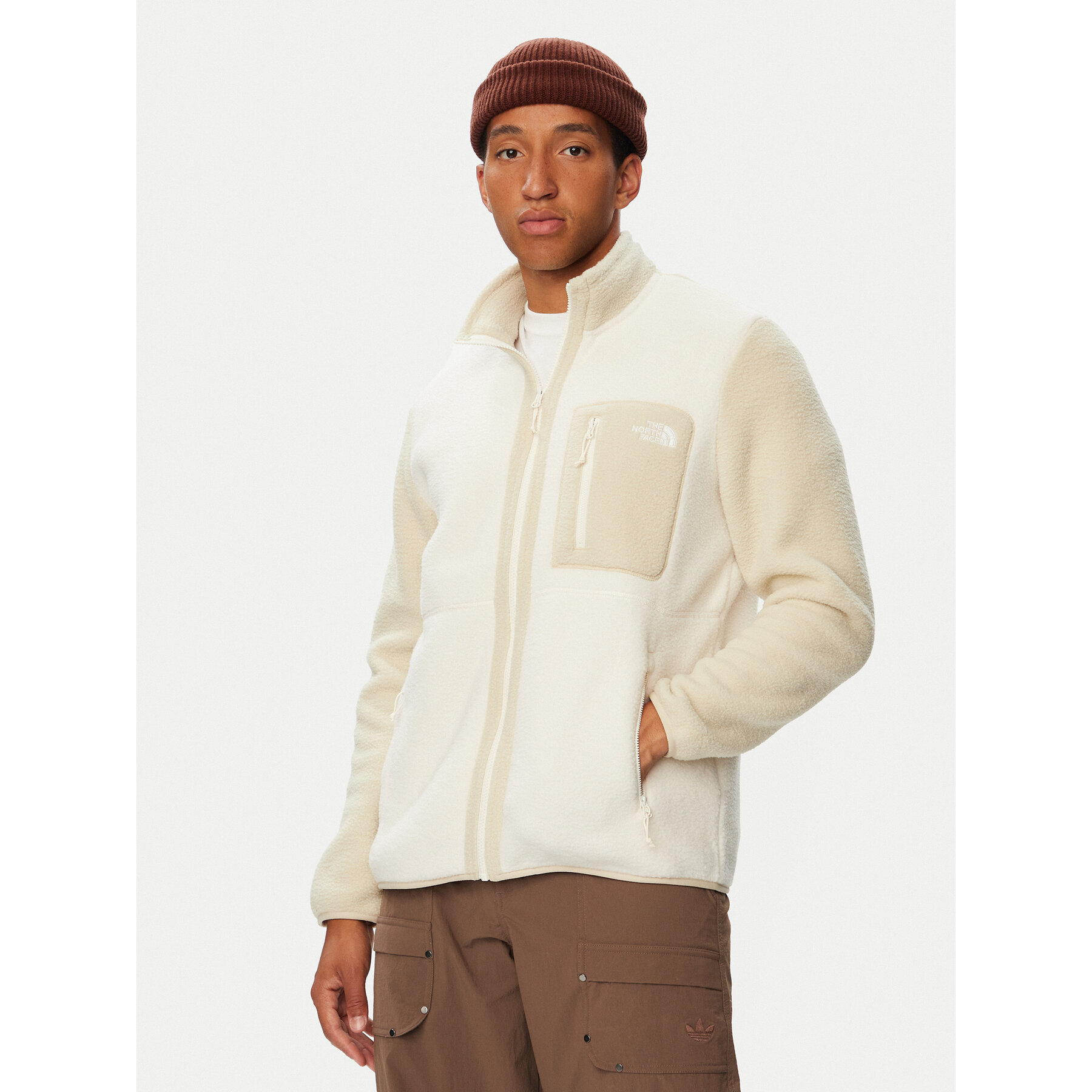 The North Face Fleecejacke Yumiori NF0A883R Creme Regular Fit