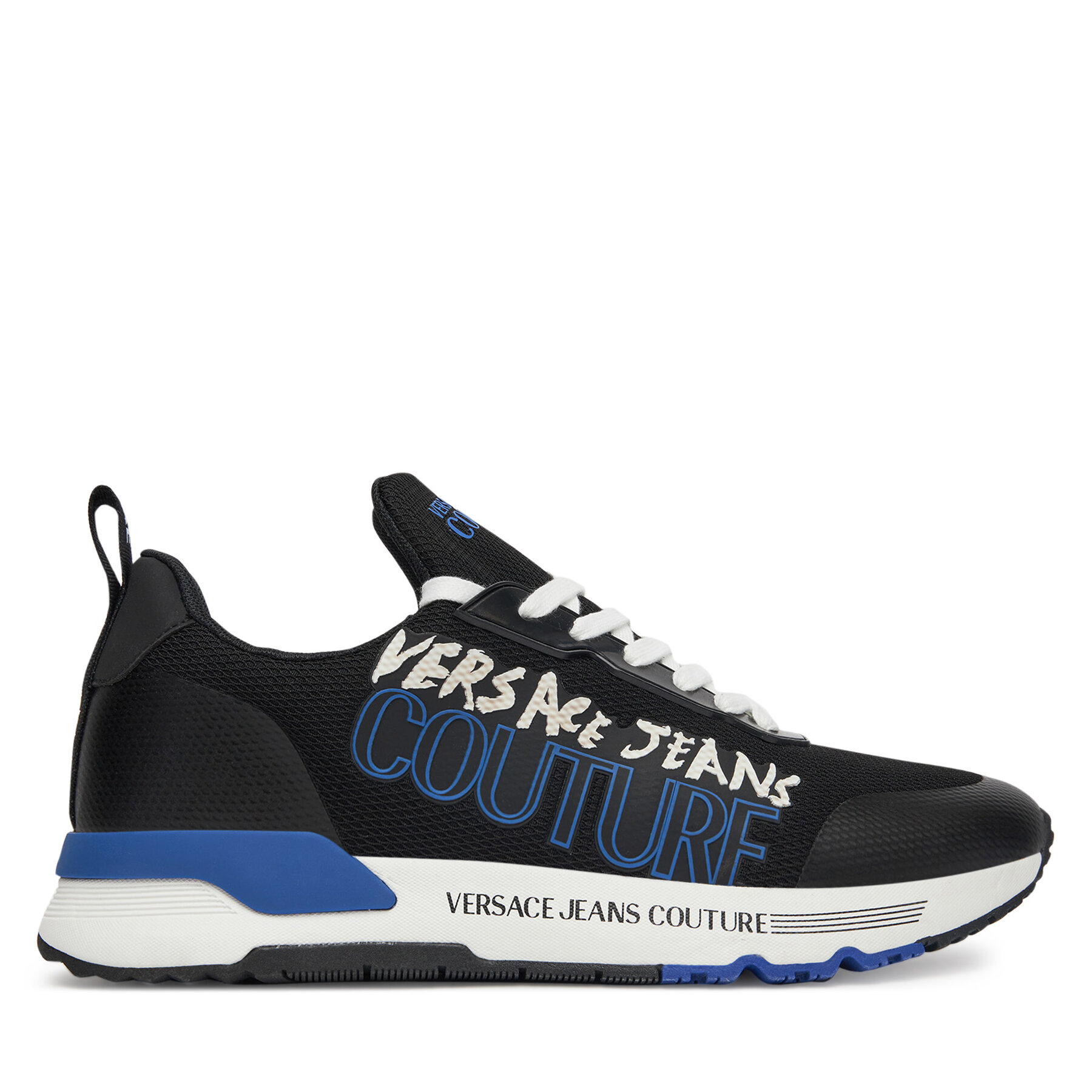 Uomo Sneakers Versace Jeans Couture, Taglia 40, Nero, 78YA3SA9, taglia : 40