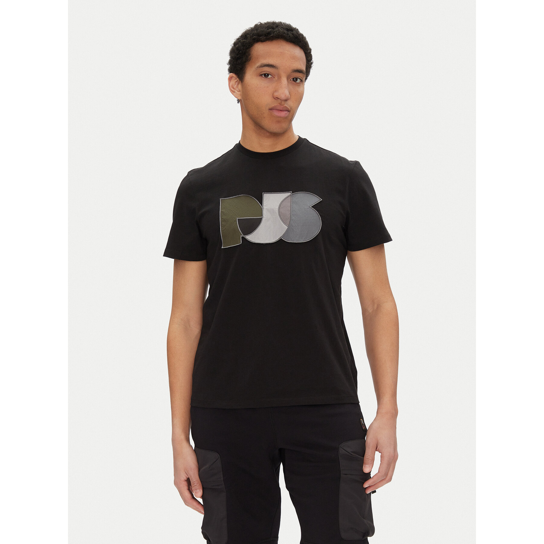 Parajumpers T-shirt Leland 25SMPMTSGT09 Nero Regular Fit