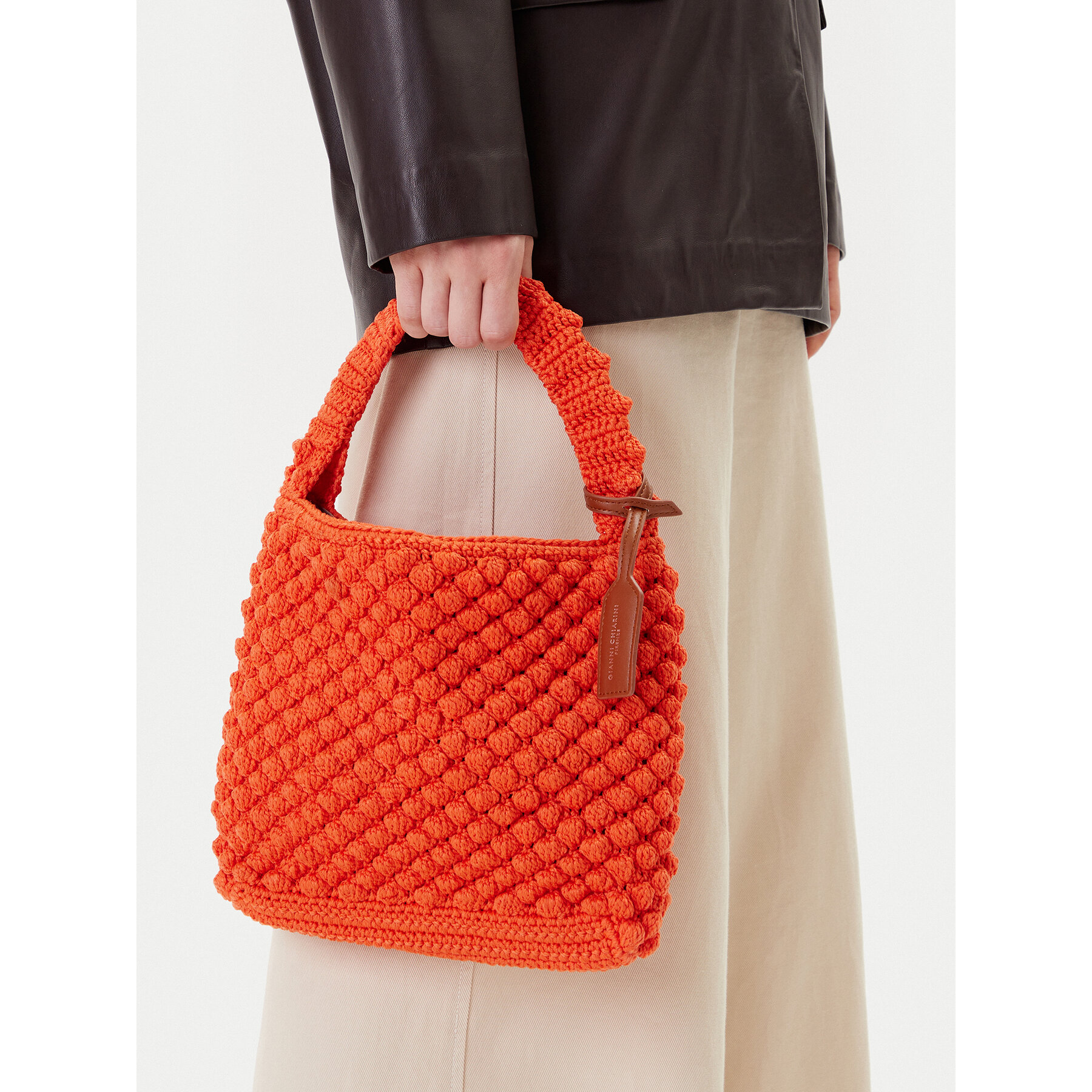 Дамска чанта Gianni Chiarini Bella BS 11576 TRCBBL Коралов